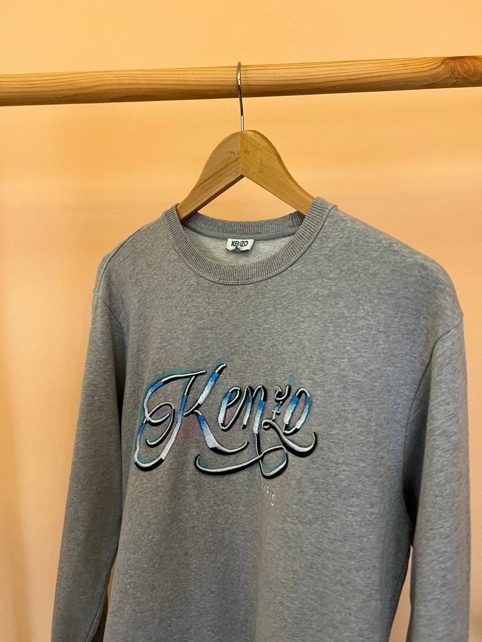 Kenzo KENZO Paris Sweatshirt Big Logo Embroidered Crewneck Y2K Size US M / EU 48-50 / 2 - 12 Thumbnail