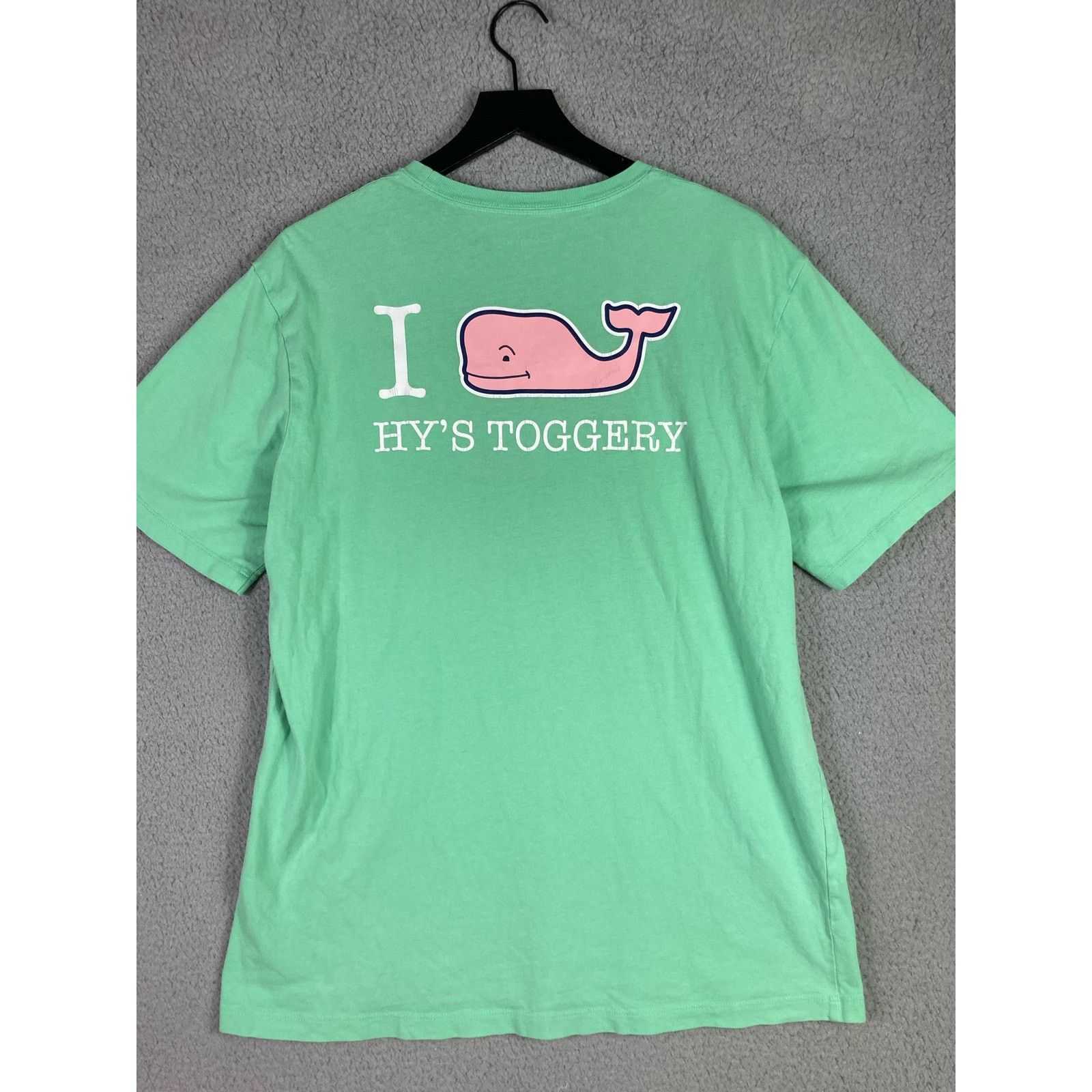 Vineyard Vines Vineyard Vines Green Shirt Medium Classic Style Hy's Toggery Size US M / EU 48-50 / 2 - 2 Thumbnail
