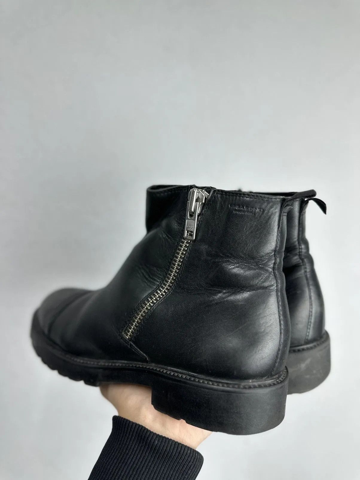 Vagabond Leather Boots Vintsge Hight A.S 98 Rick Owens Style Size US 8.5 / EU 41-42 - 2 Thumbnail