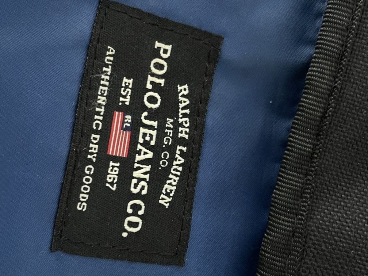 Polo Ralph Lauren Vintage Polo Ralph Lauren 00’s Tote Y2K Bag Black Nylon RARE Size ONE SIZE - 9 Thumbnail