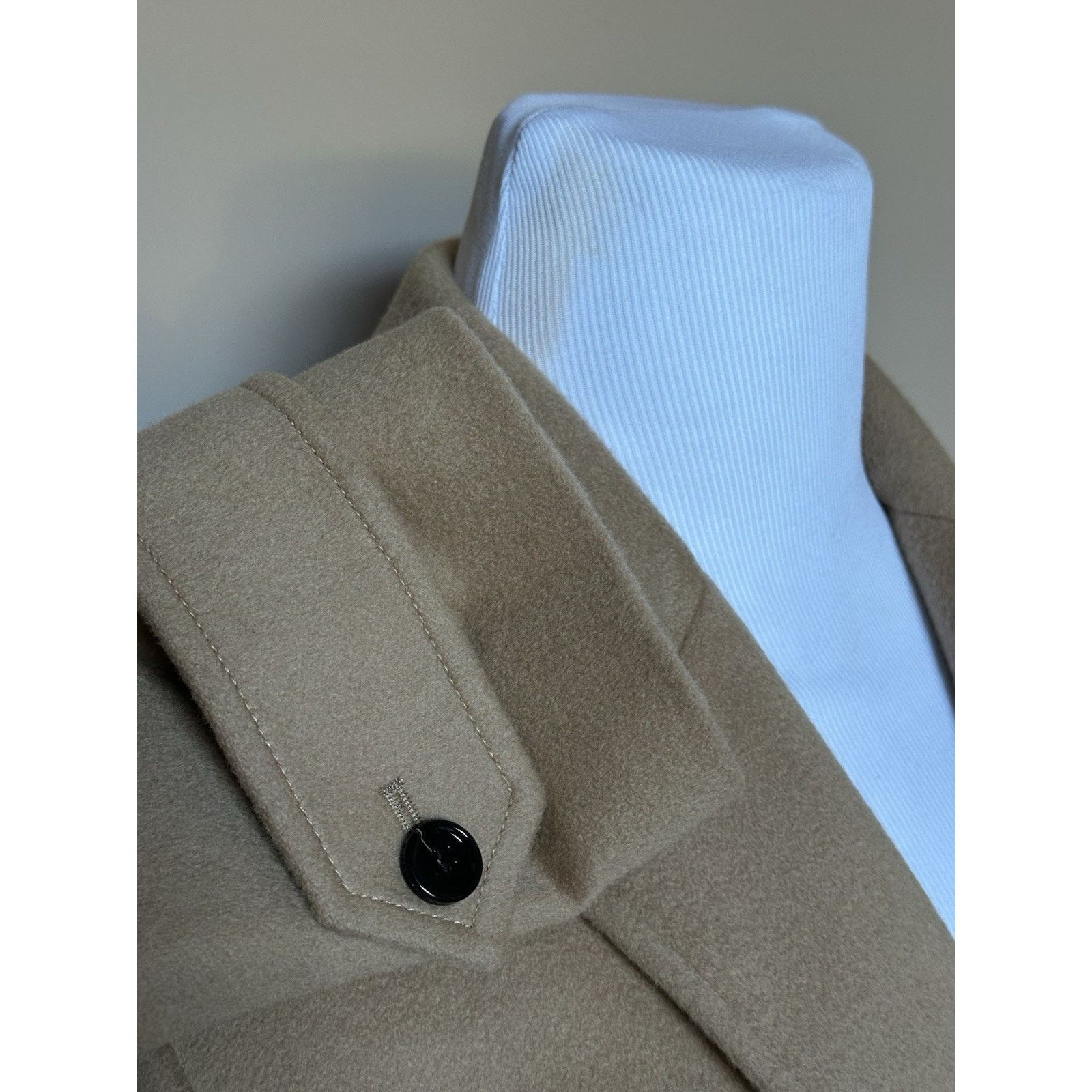 Burberry Burberry Wool/Cashmere Camel Jacket 10 US 8073327 Size L / US 10 / IT 46 - 5 Thumbnail