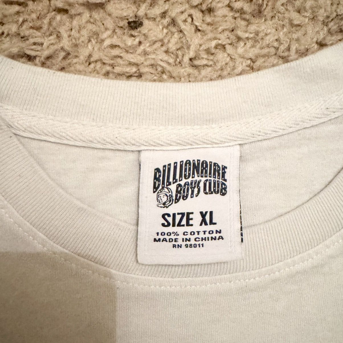 Billionaire Boys Club Billionaire Boys Club White Classic Logo Tee XL Size US XL / EU 56 / 4 - 4 Thumbnail