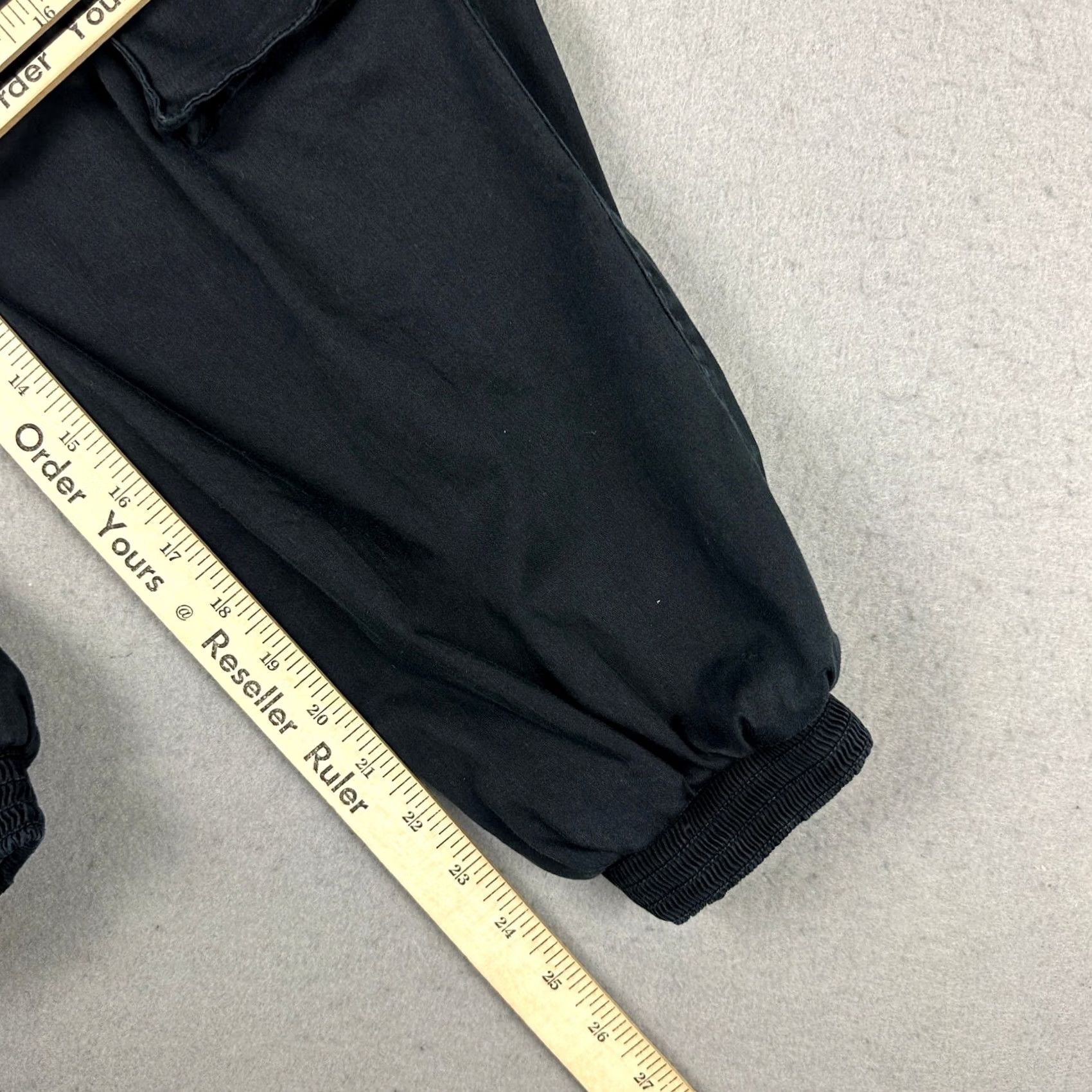 Alice + Olivia Alice + Olivia Pants Women S Black Cargo Jogger Casual Streetwear Utility S Size 28" / US 6 / IT 42 - 6 Thumbnail