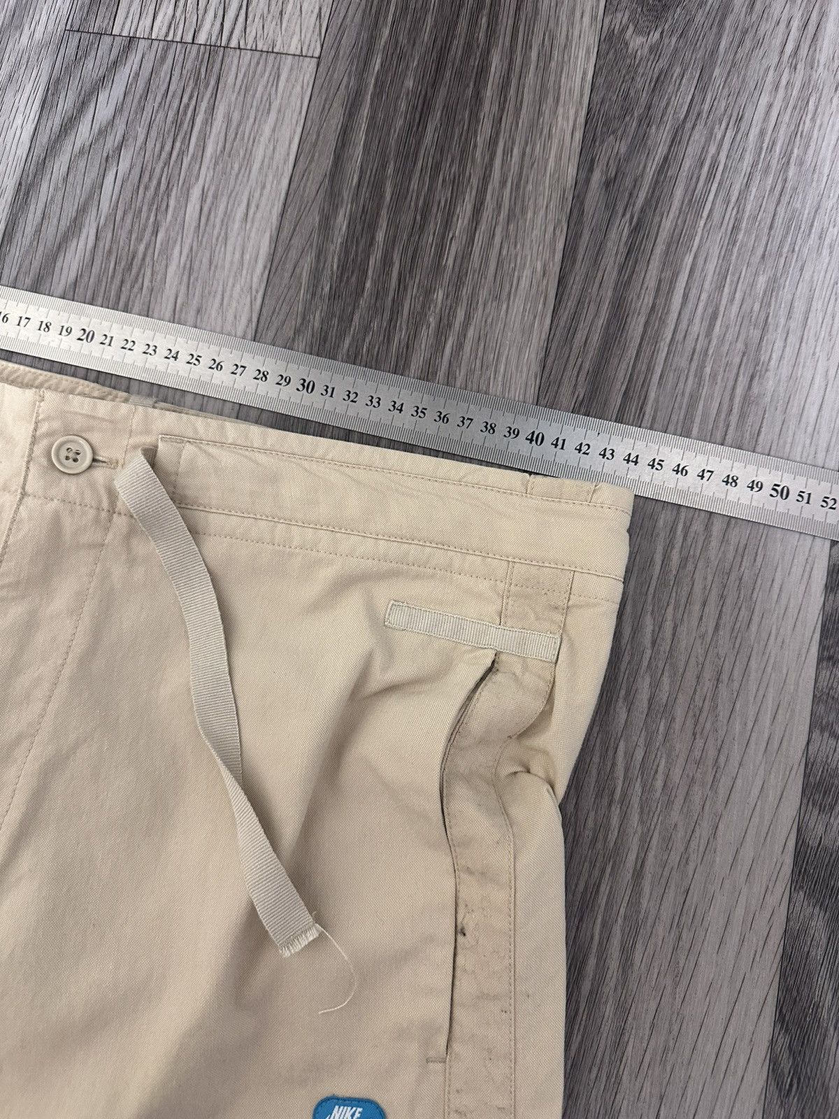 Nike × Vintage Nike Vintage Beige Baggy Sweatpants hype tn shox 90s Size US 32 / EU 48 - 11 Thumbnail