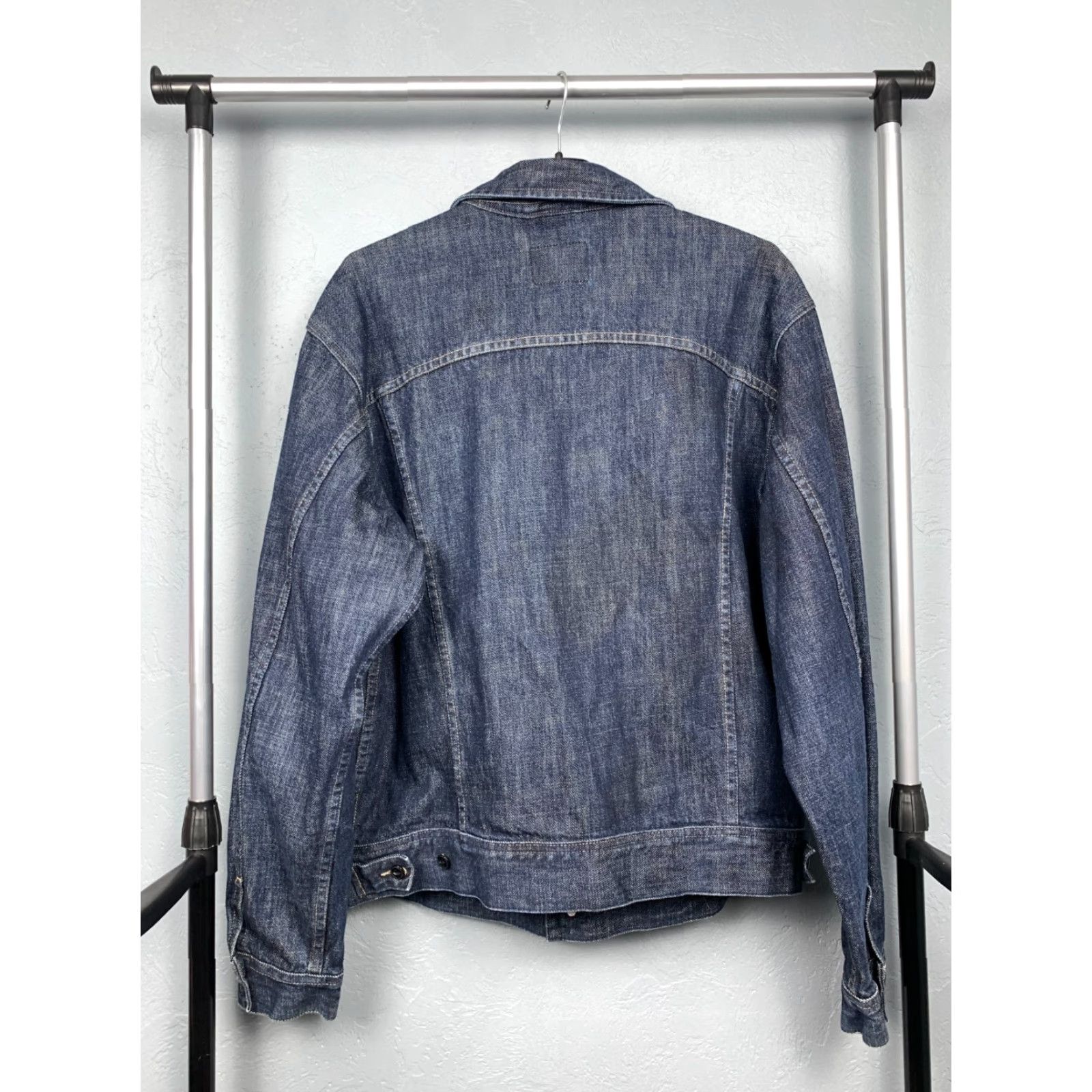 G-Star G-Star Denim Jacket Mens Blue Stars Denim Jacket L 52 53 cm Pit2pit 62 cm Sleeve length 69 cm Full length 66 cm Vintage G-Star Size US L / EU 52-54 / 3 - 7 Thumbnail