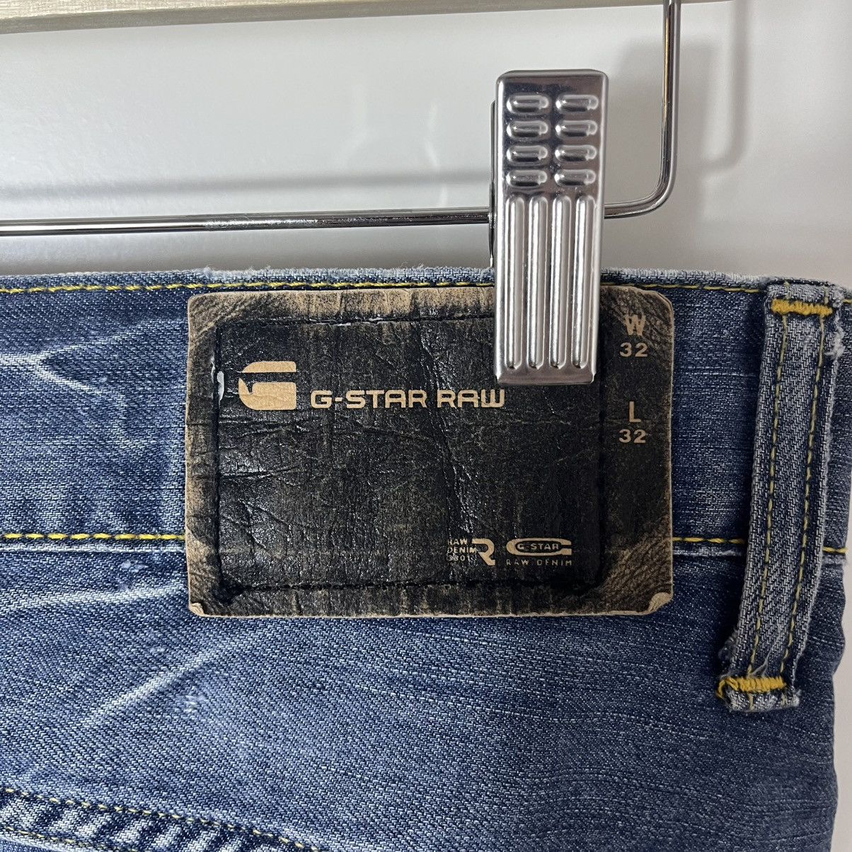 G-Star G-Star Raw S.C. Ruger Denim Washed Blue Jeans Streetwear Y2K Size US 32 / EU 48 - 12 Thumbnail
