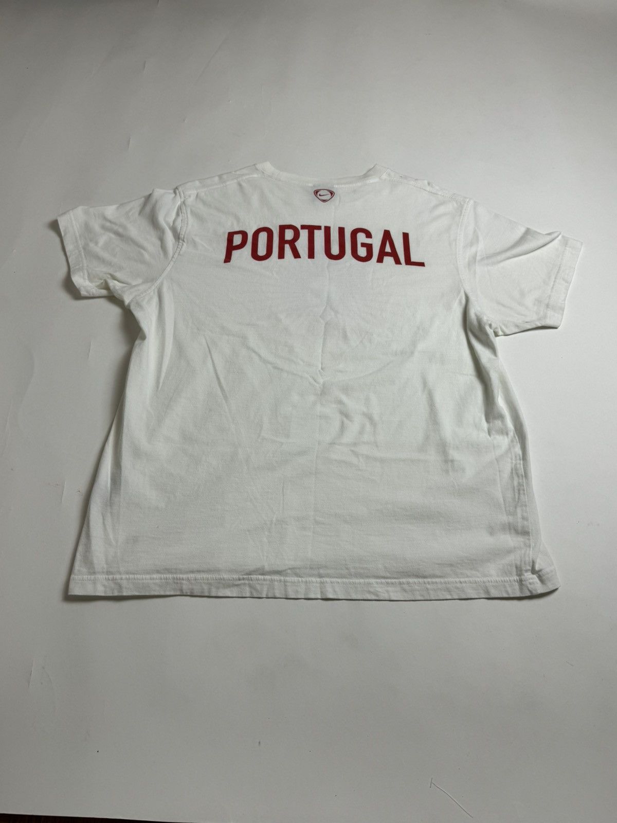 Nike White Nike Portugal Tee Size US XL / EU 56 / 4 - 1 Thumbnail