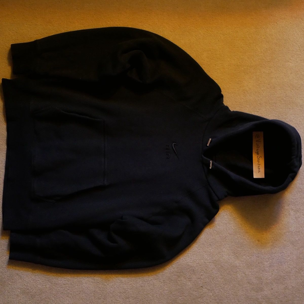 Nike Nike Air French Terry Pullover Hoodie 'Black' Size US S / EU 44-46 / 1 - 1 Thumbnail