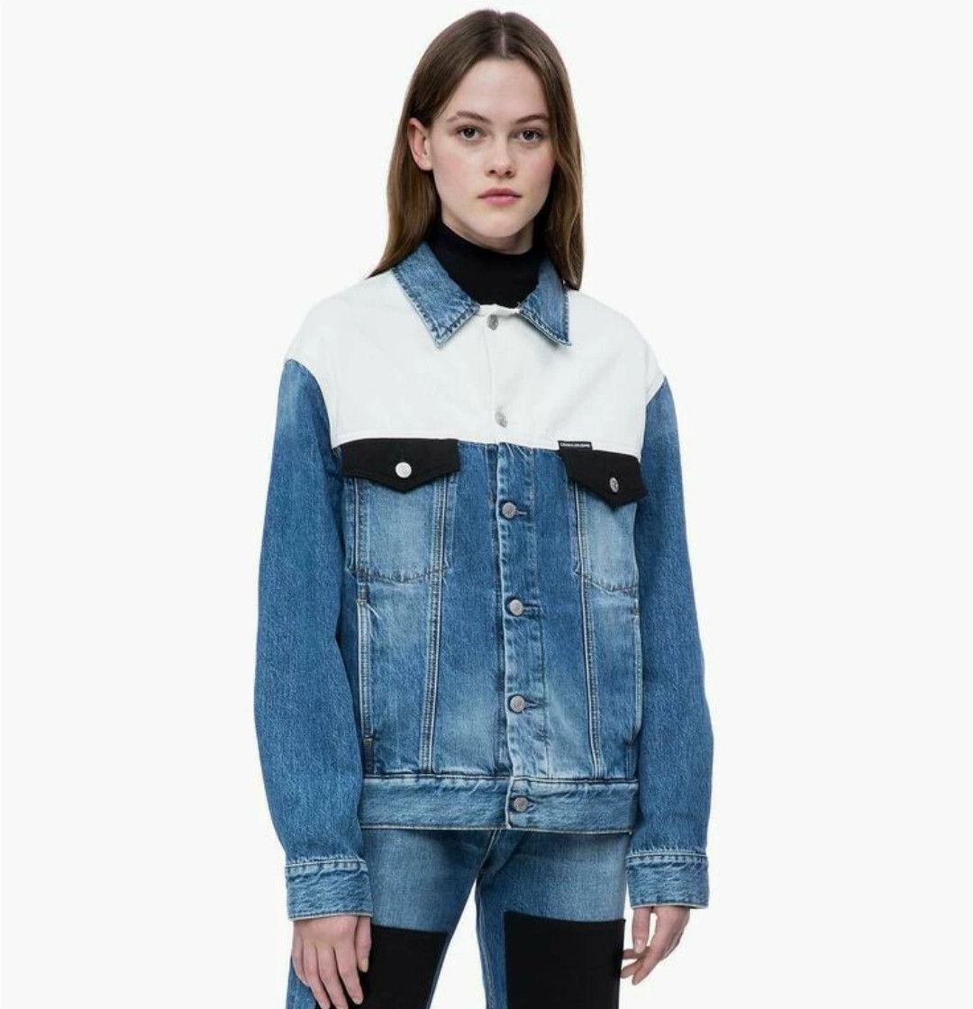 Raf Simons Raf Simons CK Colorblocked Denim Jacket Size US M / EU 48-50 / 2 - 2 Thumbnail