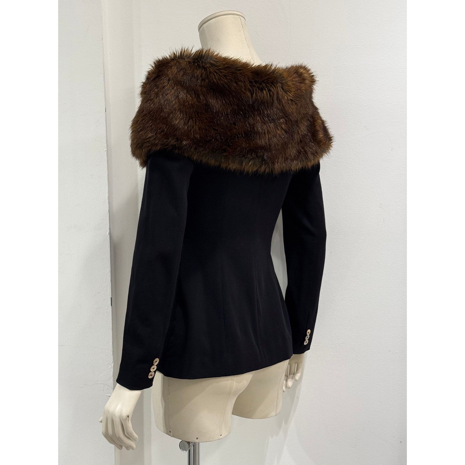 plein sud 2000s Plein Sud blazer with detachable fur Size S / US 4 / IT 40 - 8 Thumbnail