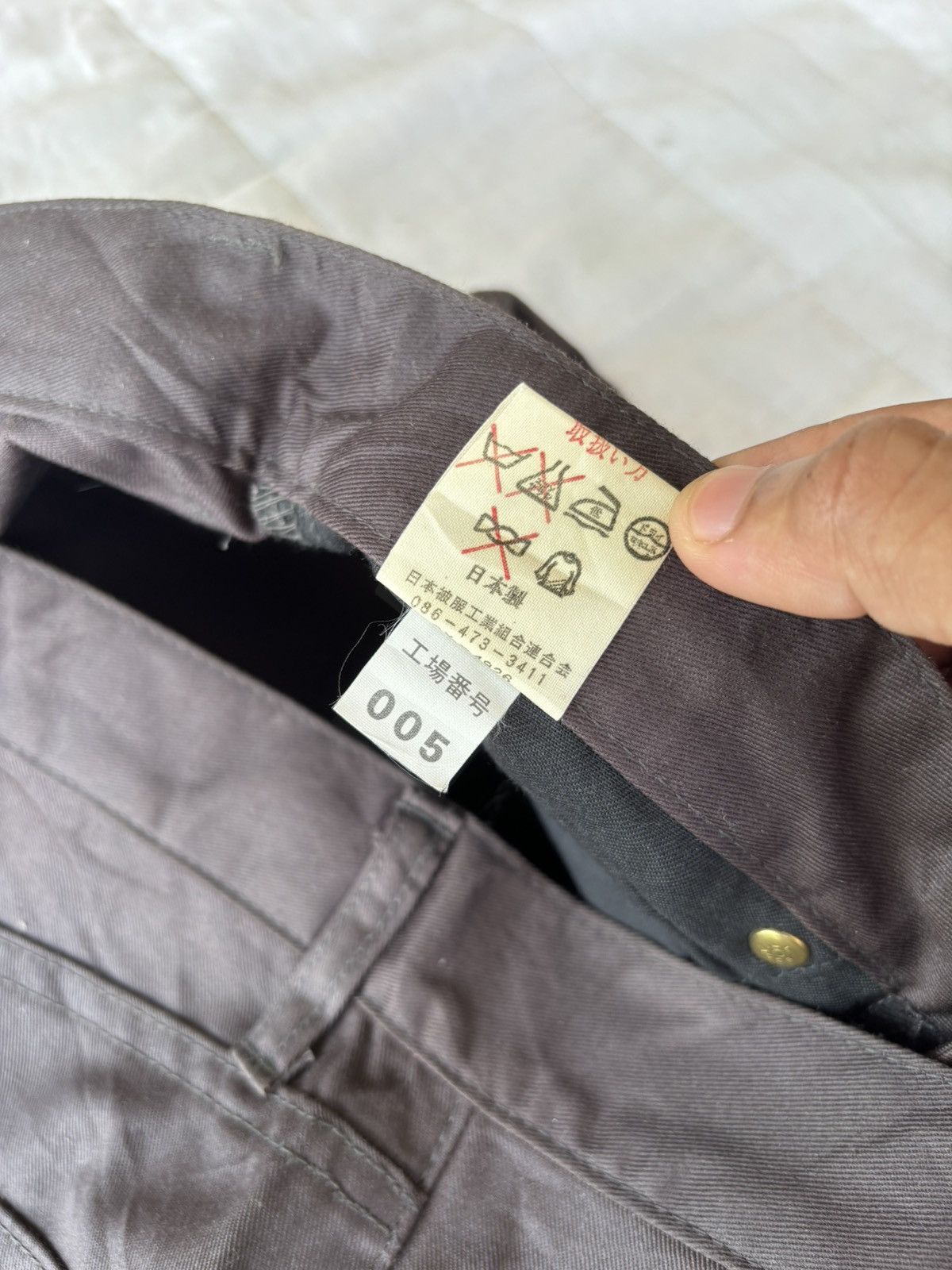 Helmut Lang Vintage Waxed Trouser Helmut Lang Style By Point Standard Size US 30 / EU 46 - 11 Thumbnail