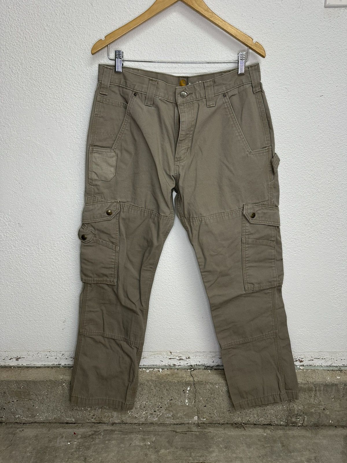 Carhartt Carhartt Beige Cargo Pants 32 x 30 Size US 32 / EU 48 - 2 Thumbnail