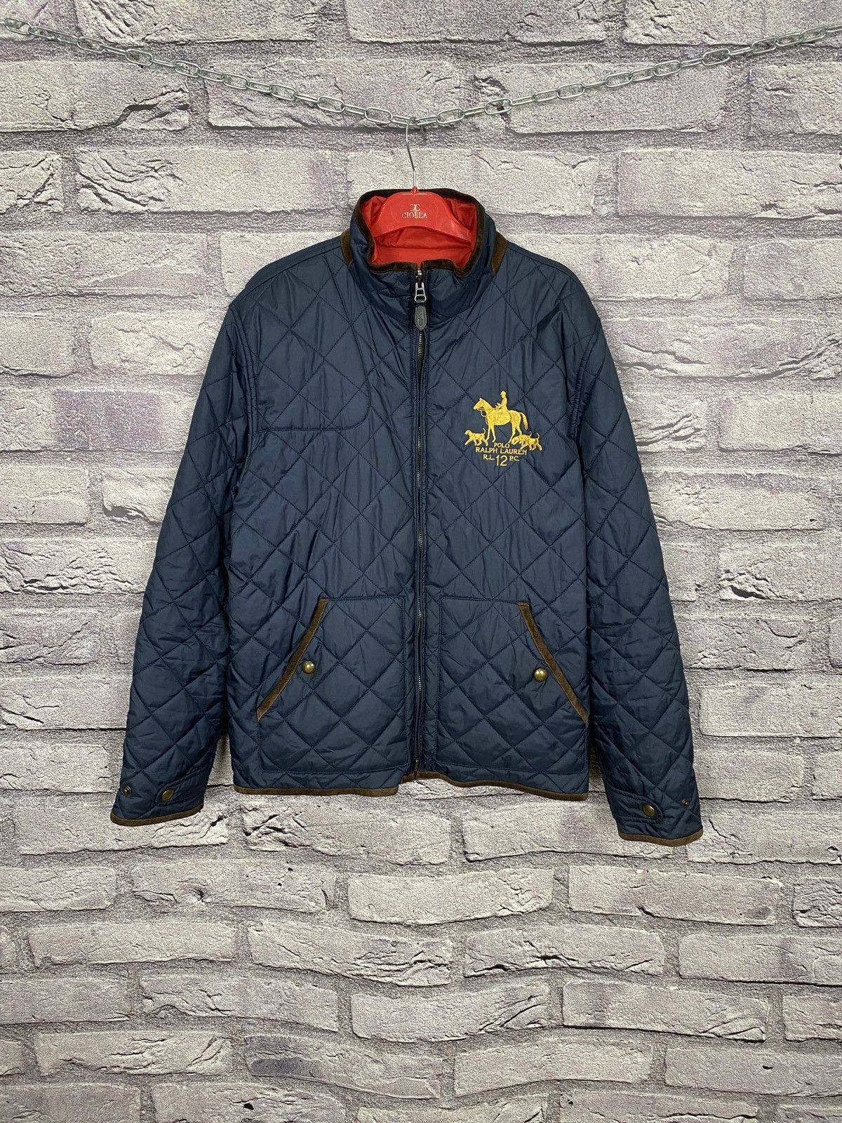 Vintage Vintage quilted double sided jacket Polo Sport Ralph Lauren Size US M / EU 48-50 / 2 - 1 Thumbnail