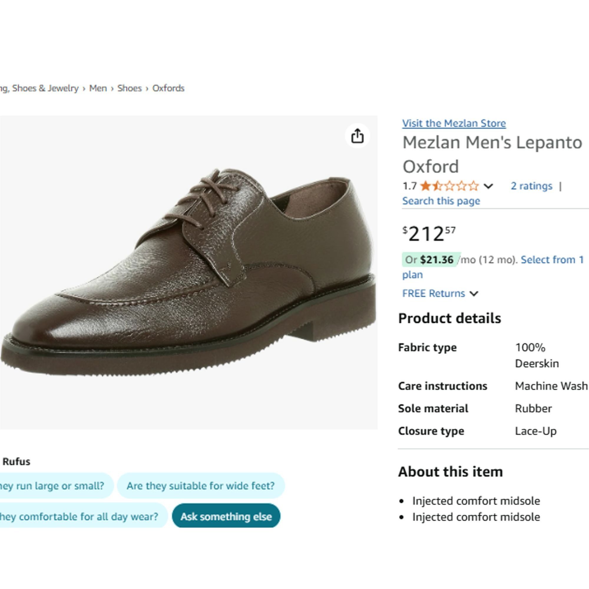 Mezlan Mezlan Black Textured Deerskin Dress Shoes Mens 12M Lepanto Size US 12 / EU 45 - 8 Thumbnail