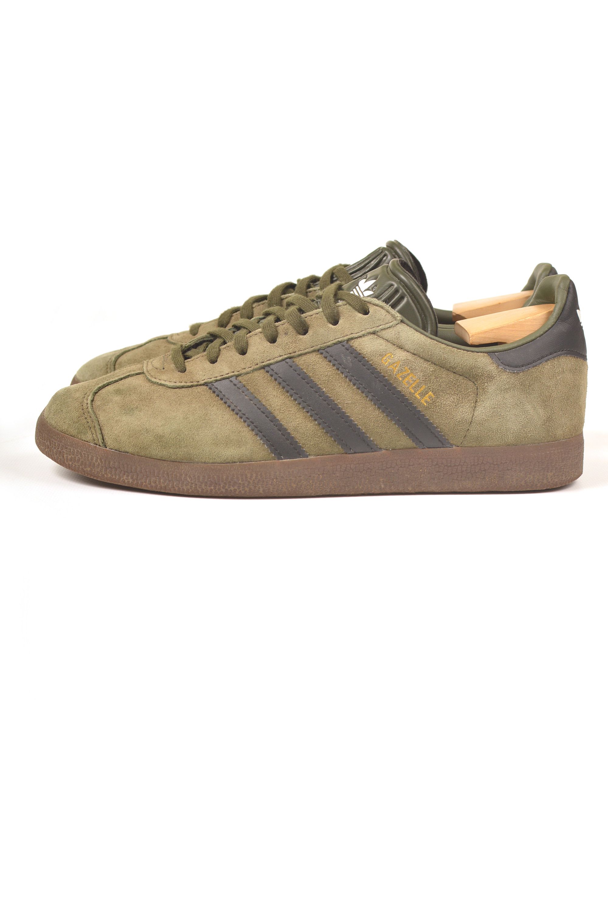 Adidas Adidas Gazelle Night Cargo / Core Black Trainers Size US 5.5 / EU 38 - 1 Thumbnail