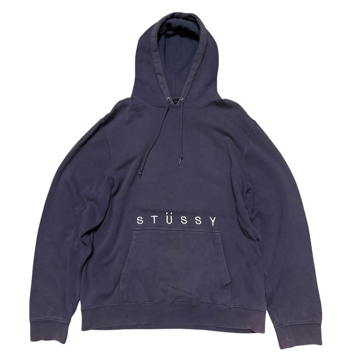 Stussy Stussy Hoodie Big Logo Sun Faded Size US XL / EU 56 / 4 - 1 Thumbnail