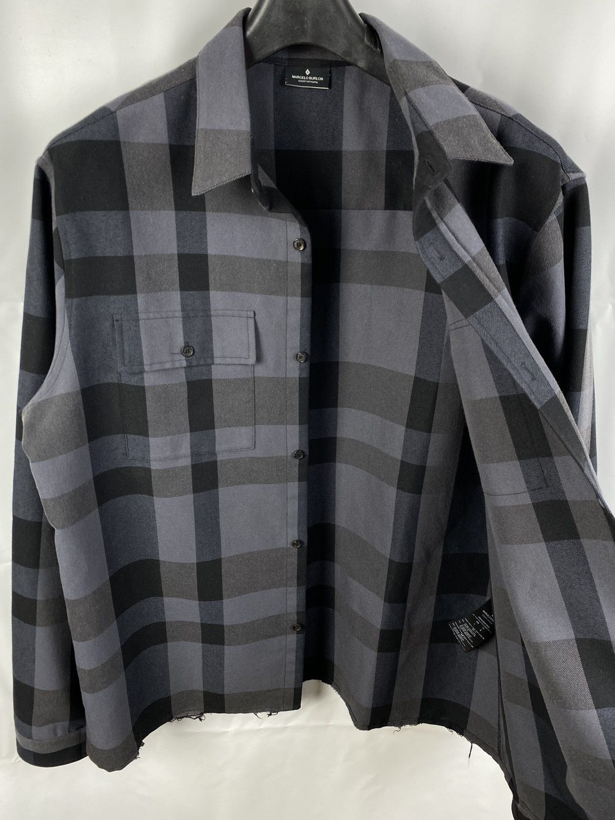 Marcelo Burlon Marcelo Burlon Otromundo Check Plaid Shirt Button Up size L Size US L / EU 52-54 / 3 - 12 Thumbnail