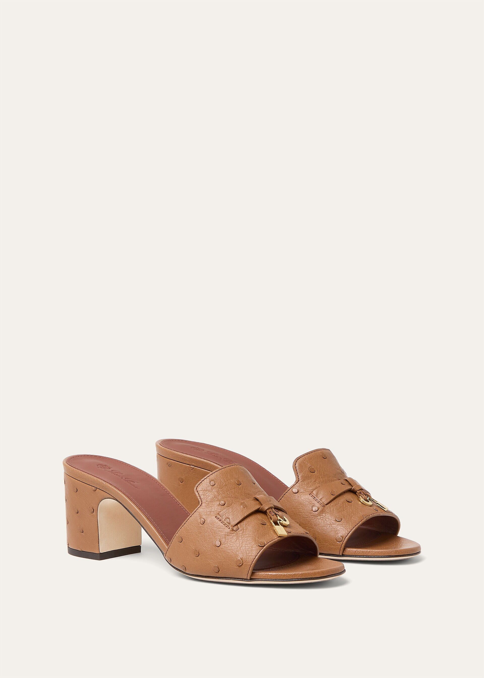 Loro Piana os11x0326 FAL0469 Summer Charms Sandals in Colour Vicuna Size US 10 / IT 40 - 3 Thumbnail