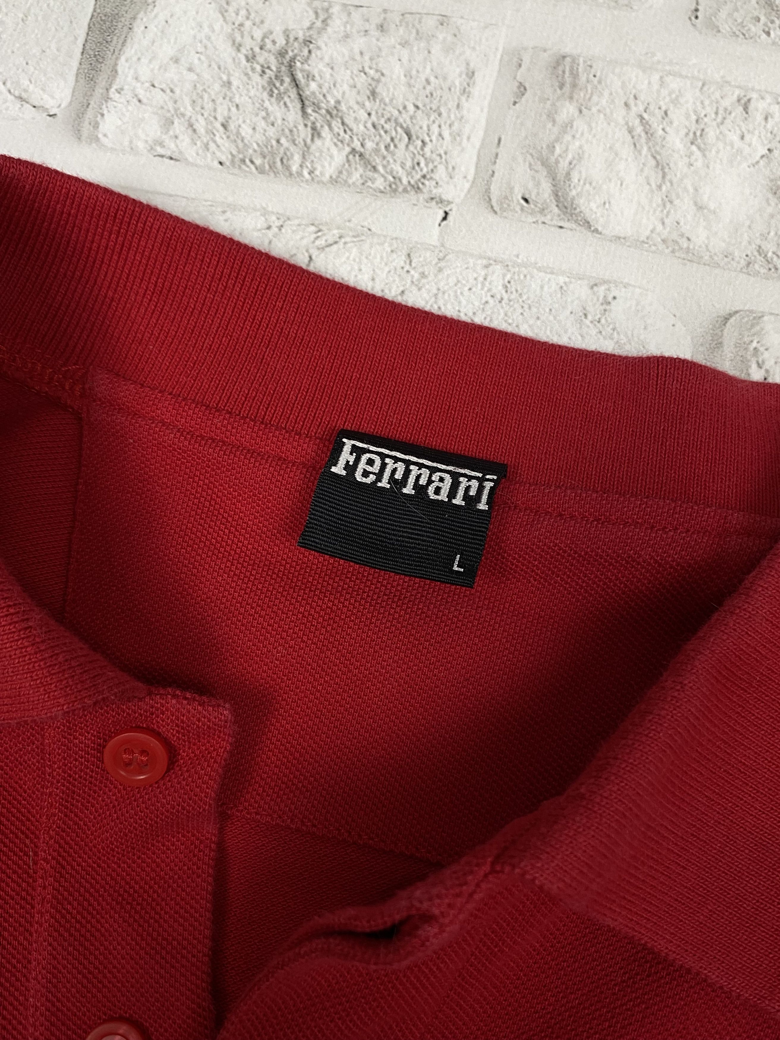 Ferrari VTG Ferrari Official Red Polo Embroidered Shirt Men's L 90’s Size US L / EU 52-54 / 3 - 7 Thumbnail