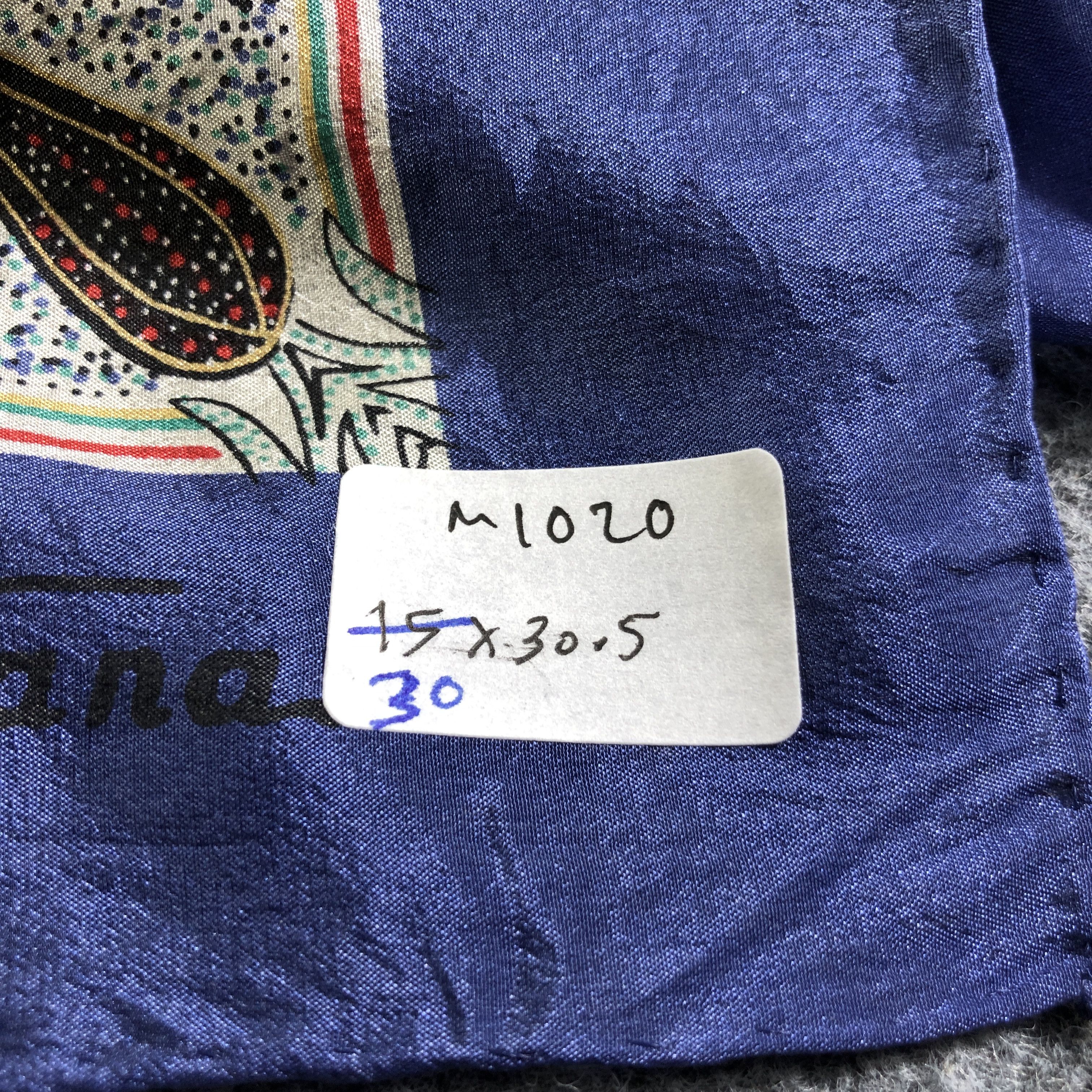 Japanese Brand Sorelle Fontana Floral Hand Rolled Silk Scarf M1020 Size ONE SIZE - 6 Thumbnail