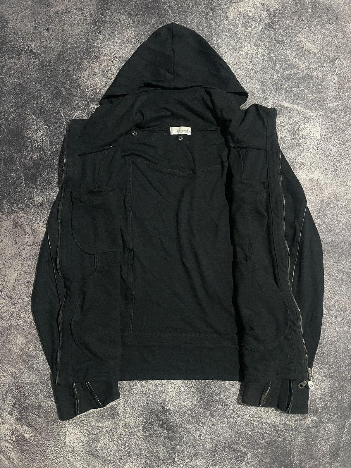 Japanese Brand Evolution Bono Hidden Hood Zip Jacket Size US M / EU 48-50 / 2 - 12 Thumbnail