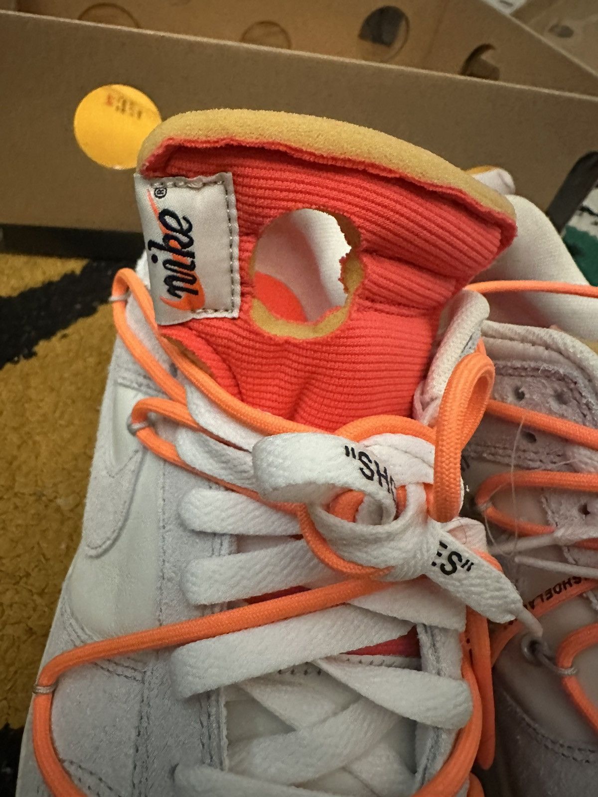 Nike × Off-White Off-White x Dunk Low lot 31 of 50’ Size US 10.5 / EU 43-44 - 7 Thumbnail