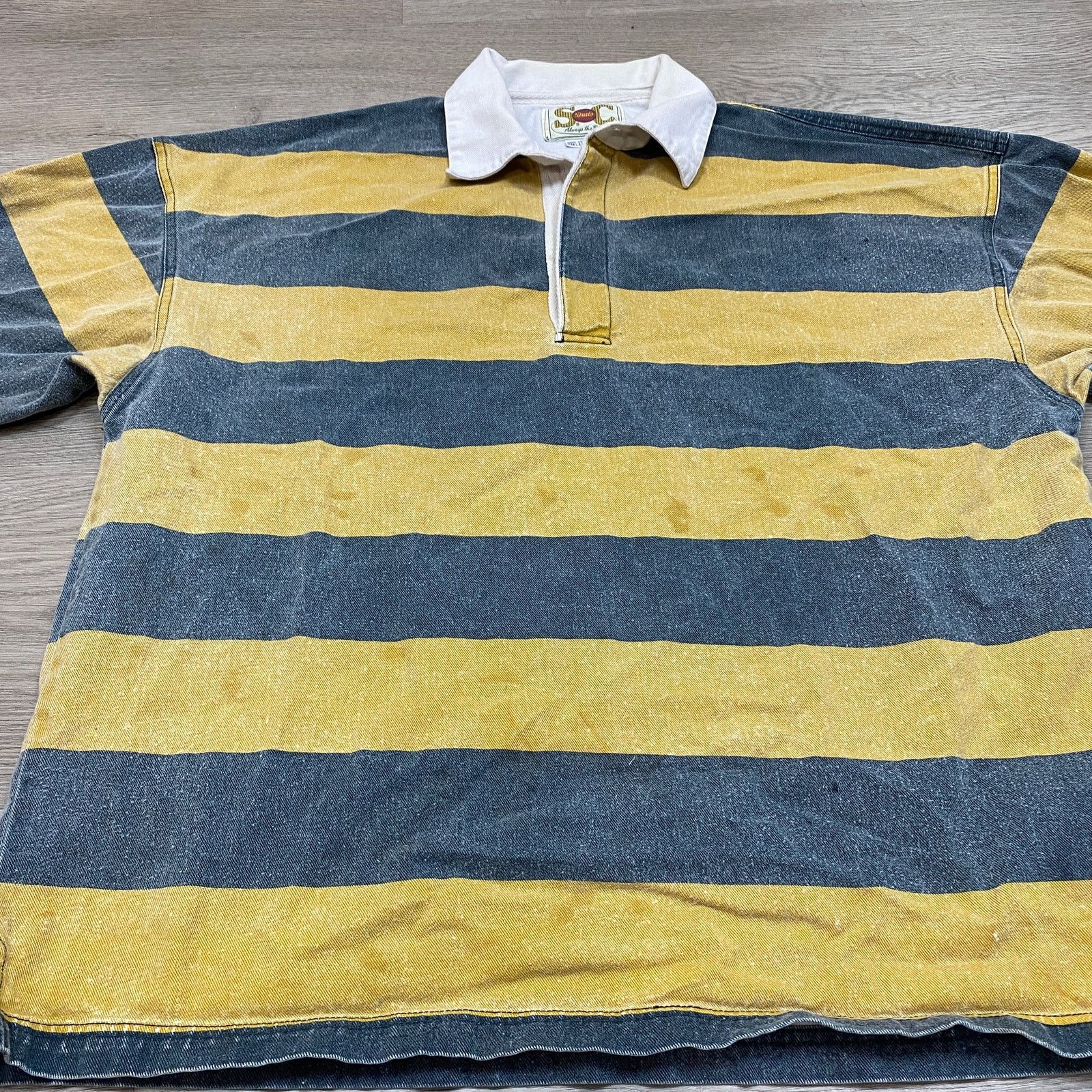 Other S.C. Duds PCH Striped Rugby Long Sleeve Polo Shirt Large Size US L / EU 52-54 / 3 - 8 Thumbnail