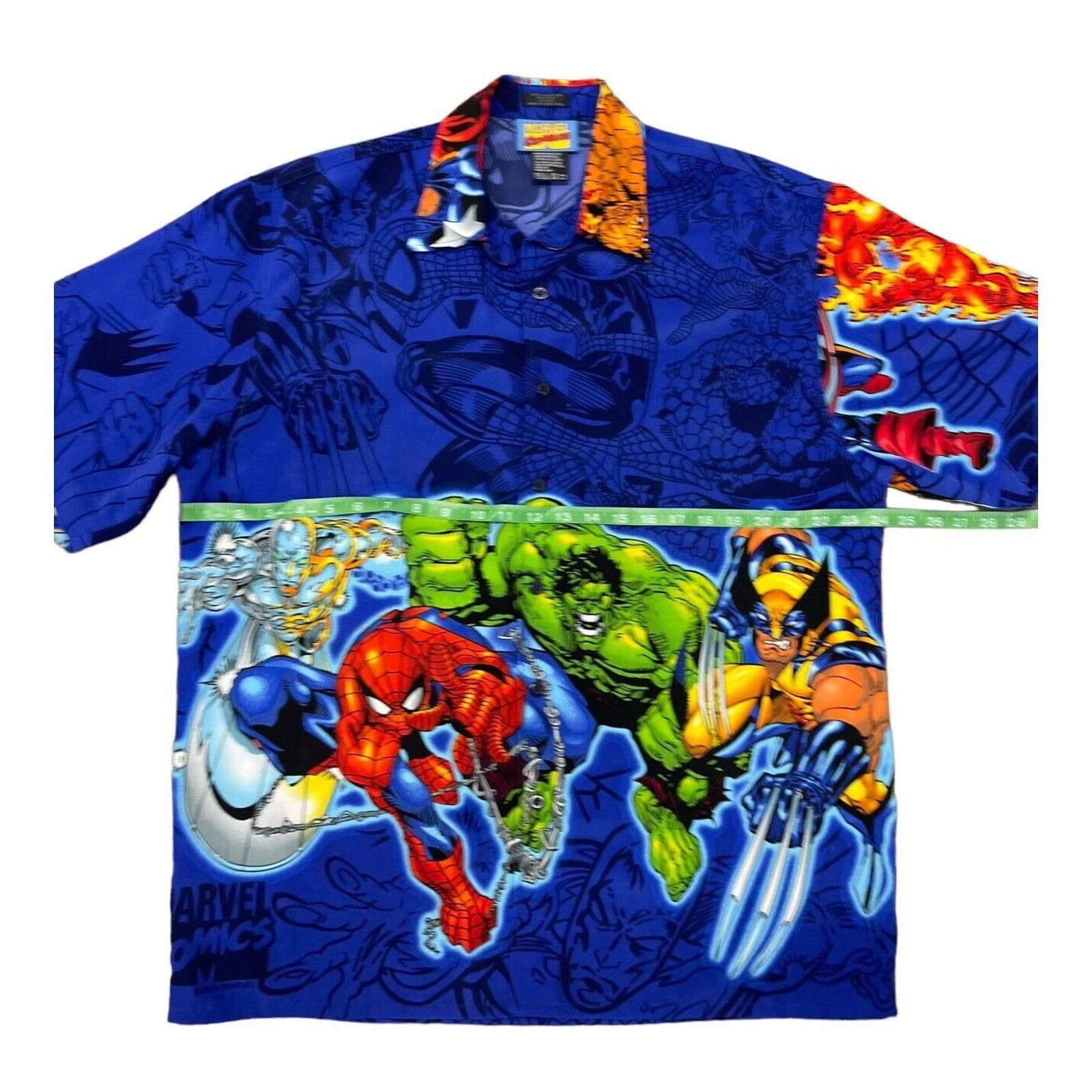 Marvel Comics Vintage 2001 Marvel Comics button down Shirt L Size US L / EU 52-54 / 3 - 5 Thumbnail