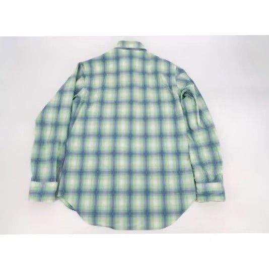 Polo Ralph Lauren Polo Ralph Lauren Western Shirt Mens Small Green Blue Plaid Pearl Snap Long Sleeve Size US S / EU 44-46 / 1 - 5 Thumbnail