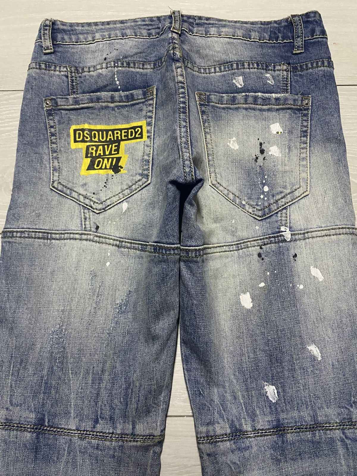 Dsquared2 Vintage DSquared Patches Distressed Amiri Style Skinny Jeans Size US 30 / EU 46 - 4 Thumbnail