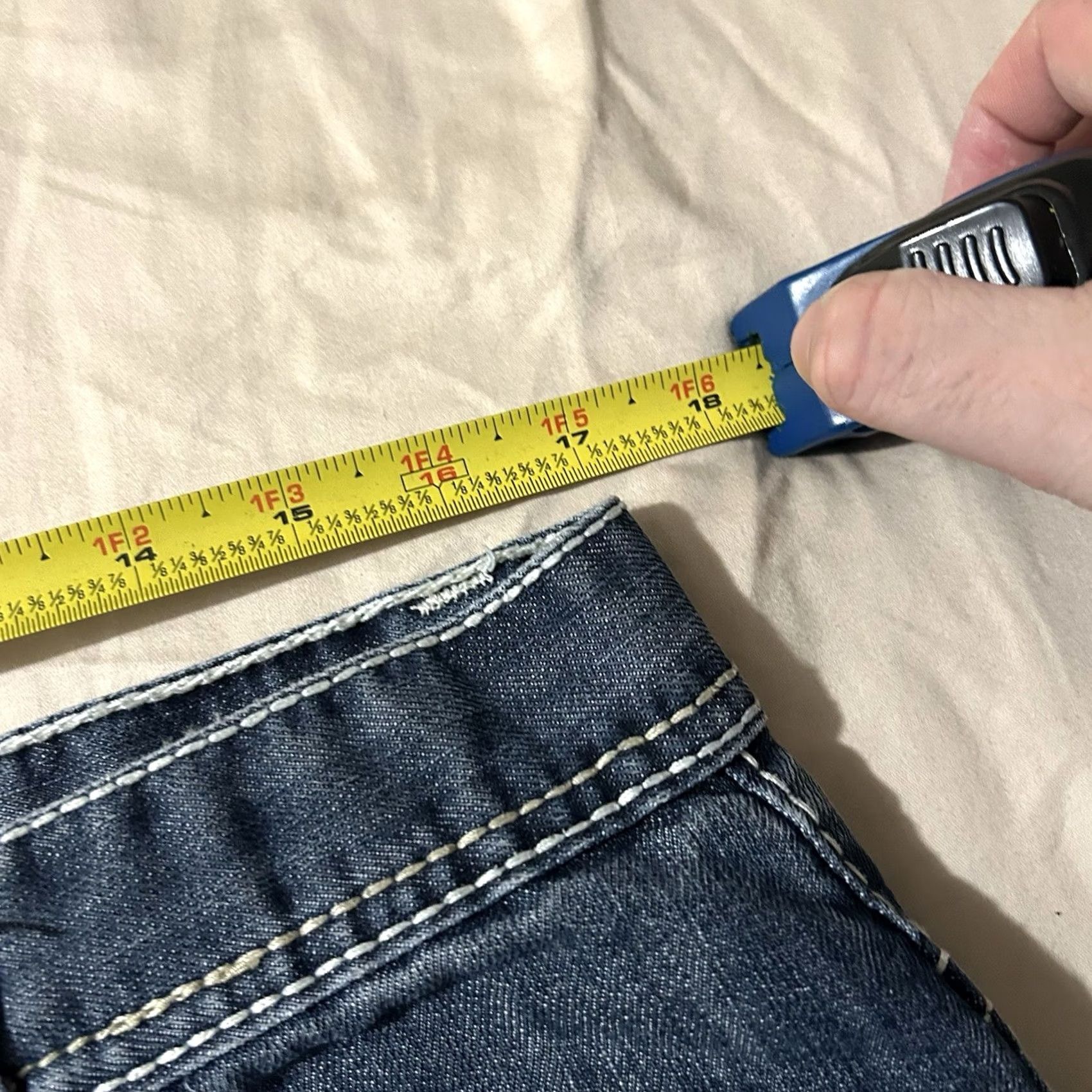 Southpole VINTAGE Southpole Jeans Men 36x30 Blue Grunge Y2K Baggy Skater Straight Tab Yellow Sky? Size US 36 / EU 52 - 6 Thumbnail