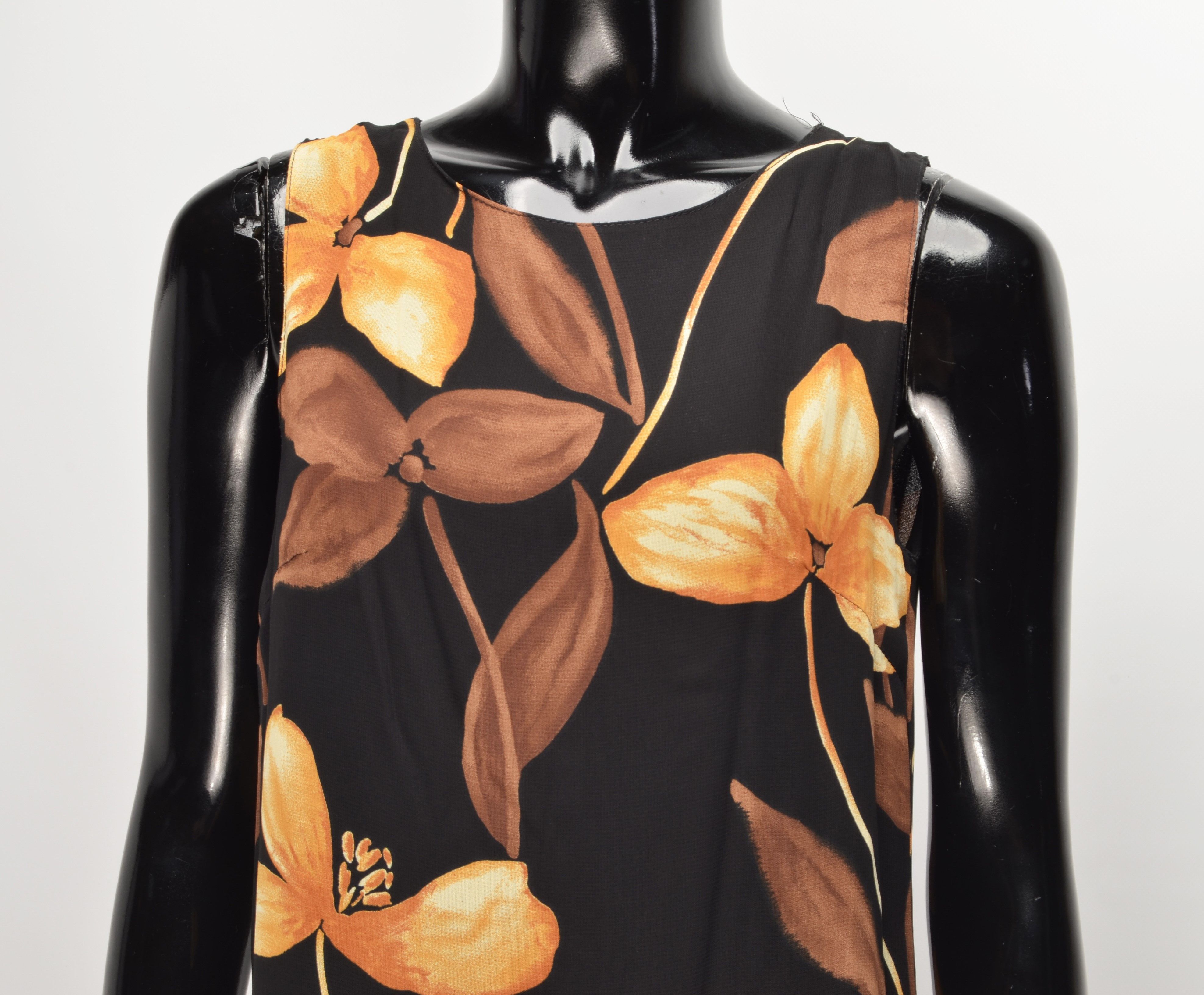 Vintage Vintage Y2K Sinequanone Paris Flora Print Dress Size S / US 4 / IT 40 - 2 Thumbnail