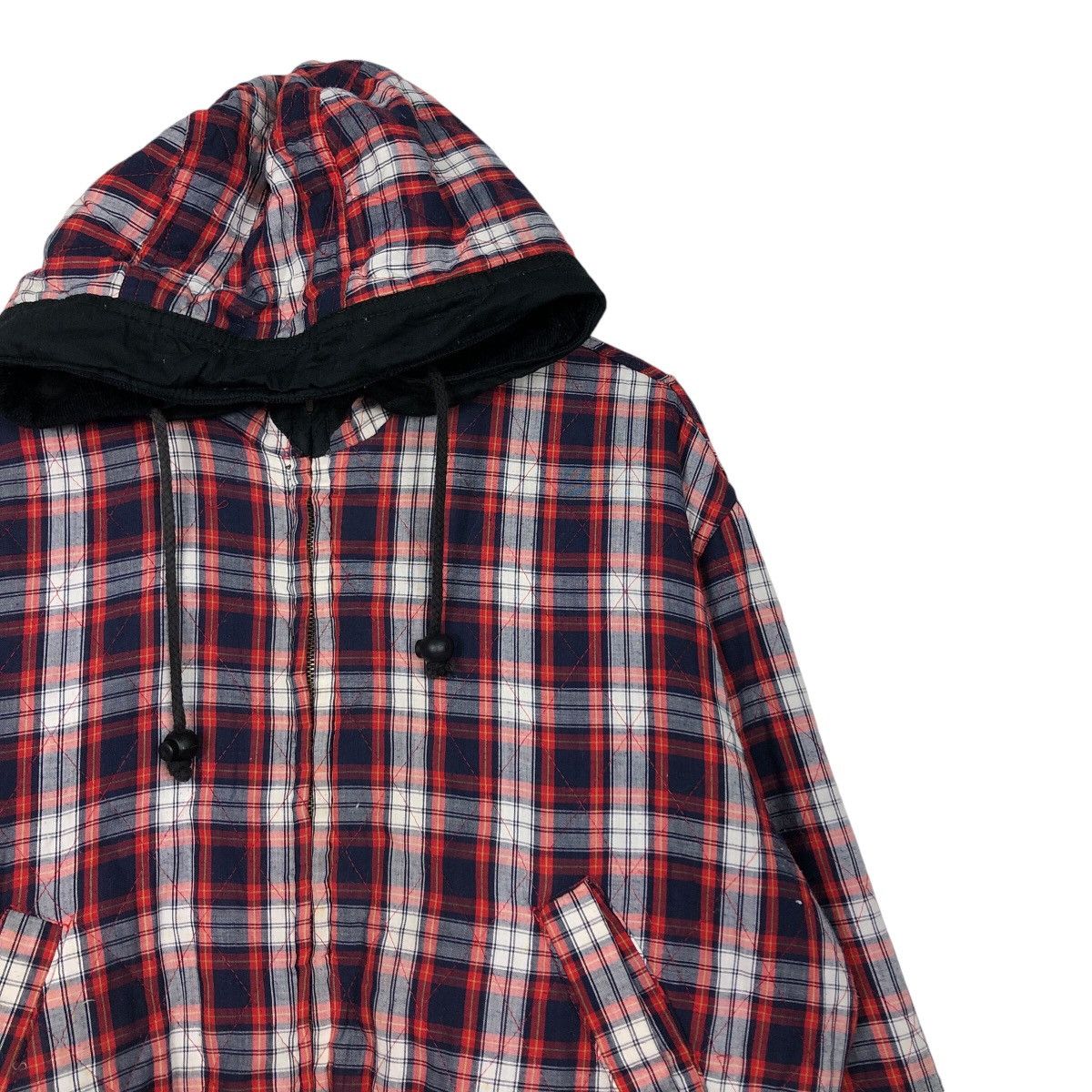 📌Vintage Reversible Bomber Jacket Union Bay Tartan Design