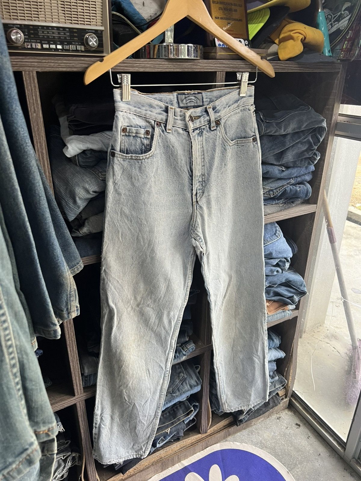 Levi's 🔥Vintage Levis Distressed Denim Size US 26 / EU 42 - 3 Thumbnail