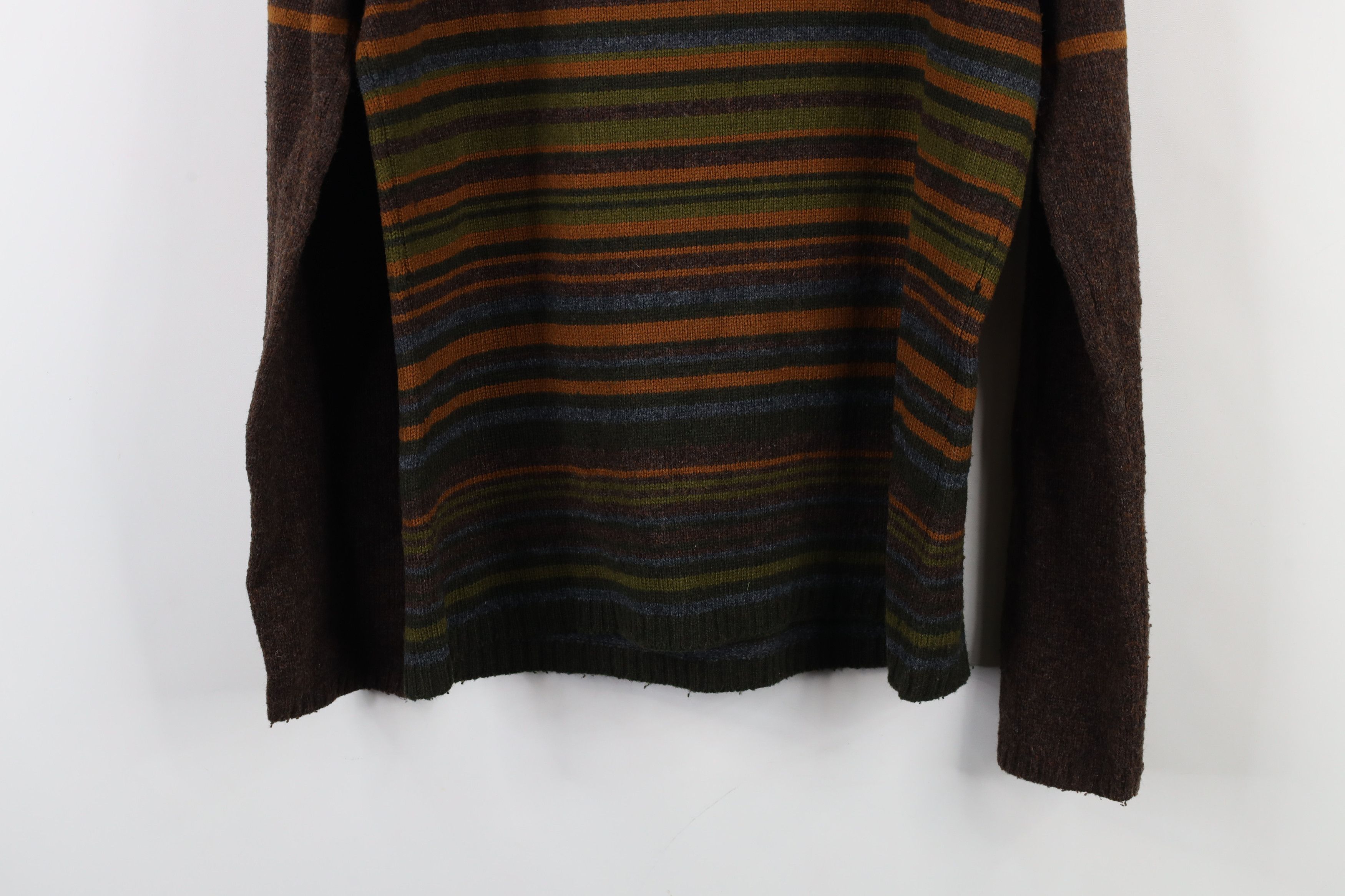 Vintage Vintage 90s Streetwear Wool Blend Knit Mock Neck Sweater Size M / US 6-8 / IT 42-44 - 8 Thumbnail