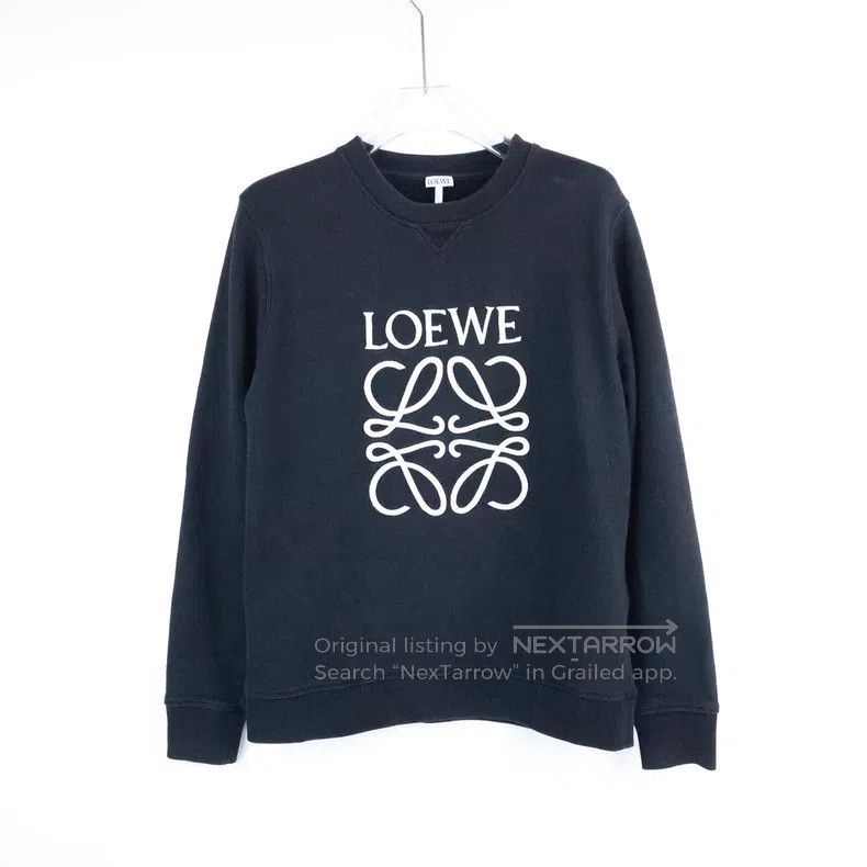 Loewe Loewe Embroidered Logo Round Neck Sweatshirt Size M / US 6-8 / IT 42-44 - 1 Thumbnail