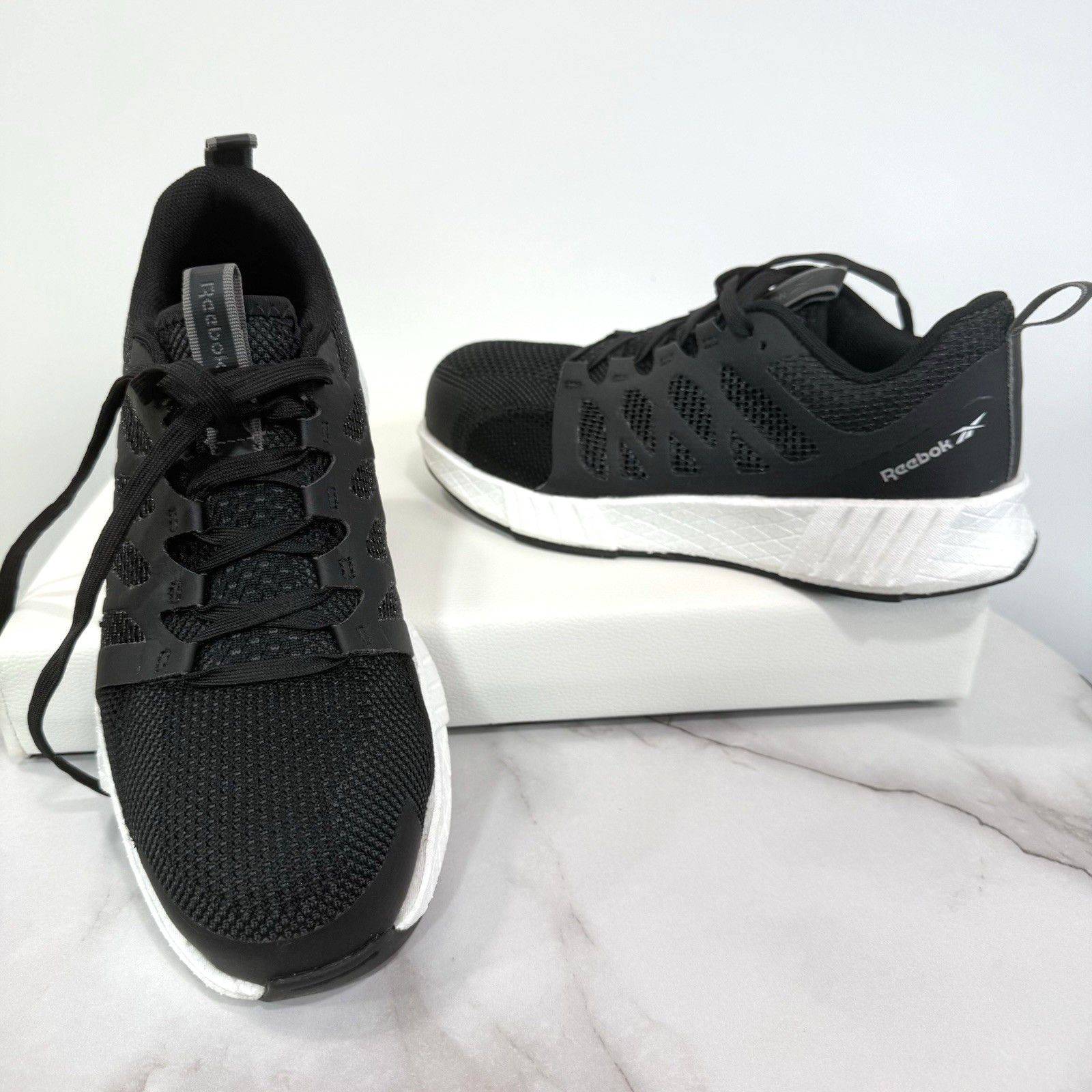 Reebok Reebok Work Composite Toe Work Sneakers, Black, Wo's 7M Size US 7 / IT 37 - 1 Thumbnail