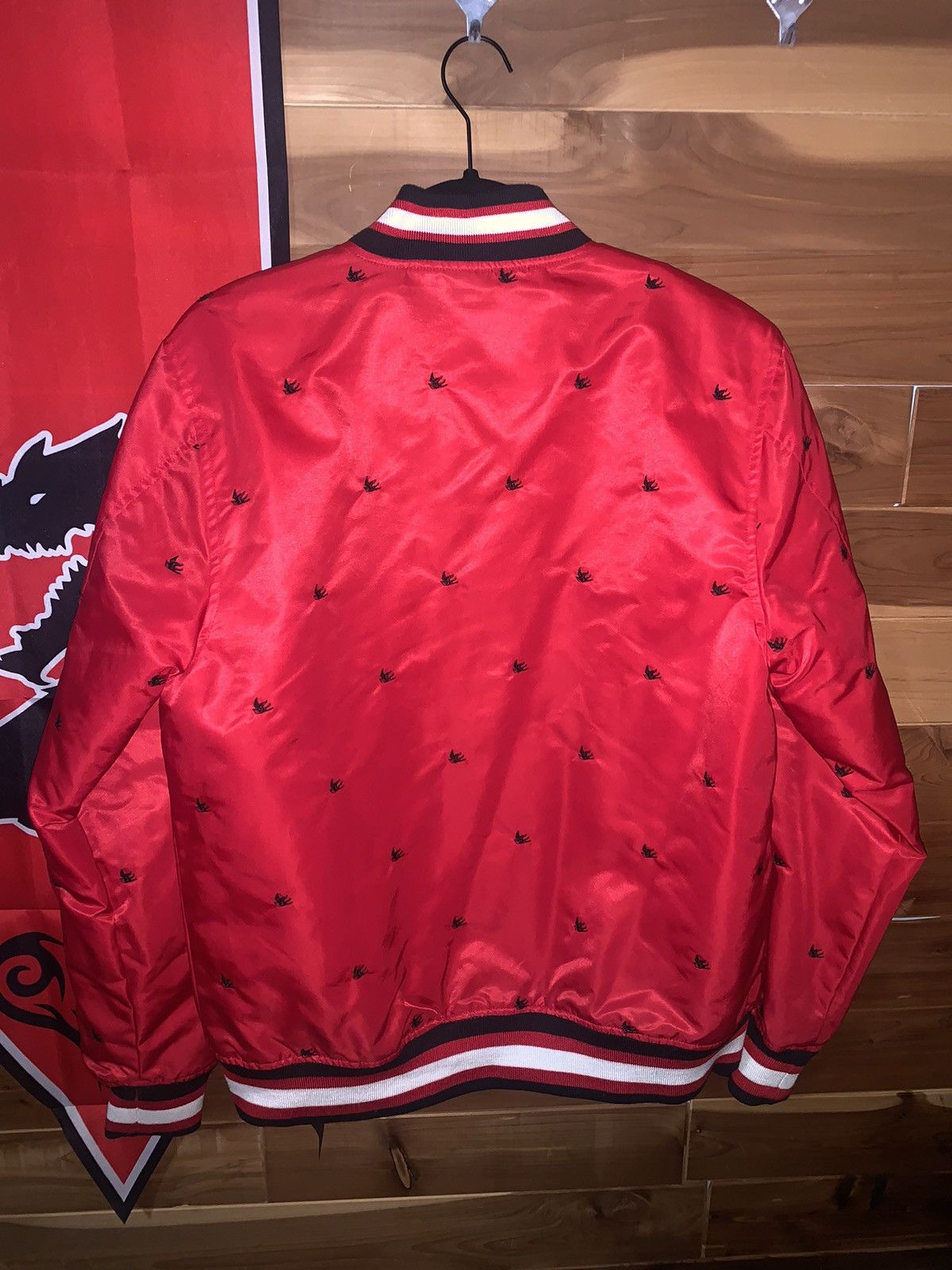 Vintage Sabit NYC Monogram Bomber Jacket Size US M / EU 48-50 / 2 - 2 Thumbnail