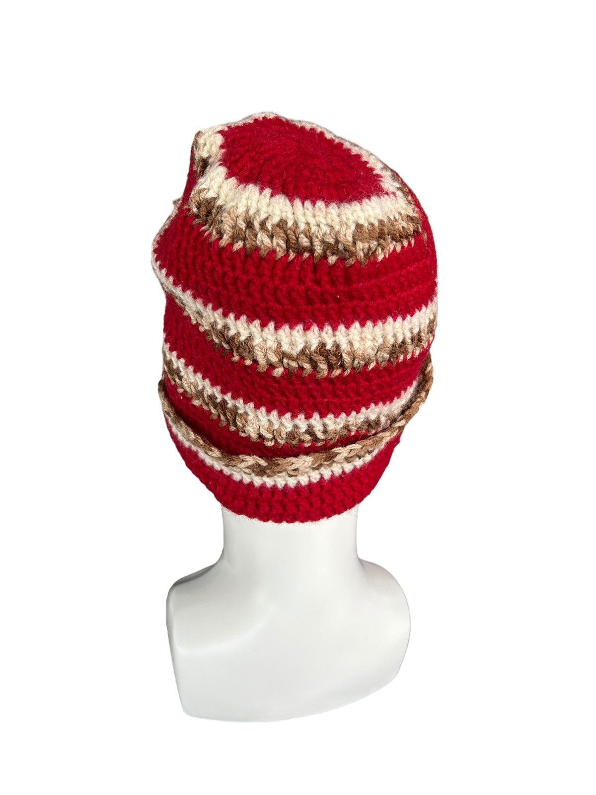 Japanese Brand × Kapital × Vintage Crochet Knitted handmade Beanie Hats ☠️☠️ Size ONE SIZE - 5 Thumbnail