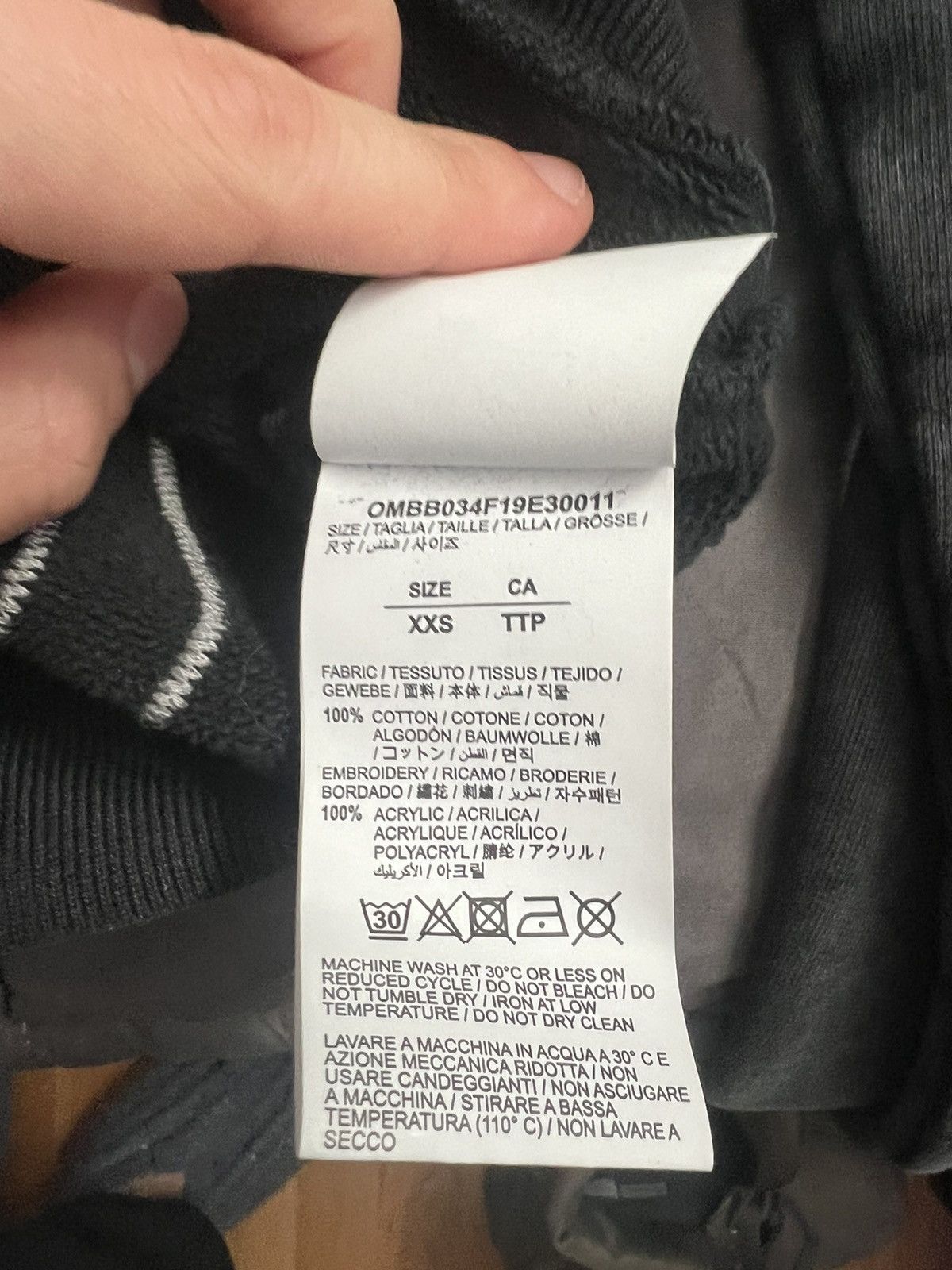 Off-White OFF-WHITE Abstract Arrows Embroidered Hoodie Size US XS / EU 42 / 0 - 11 Thumbnail