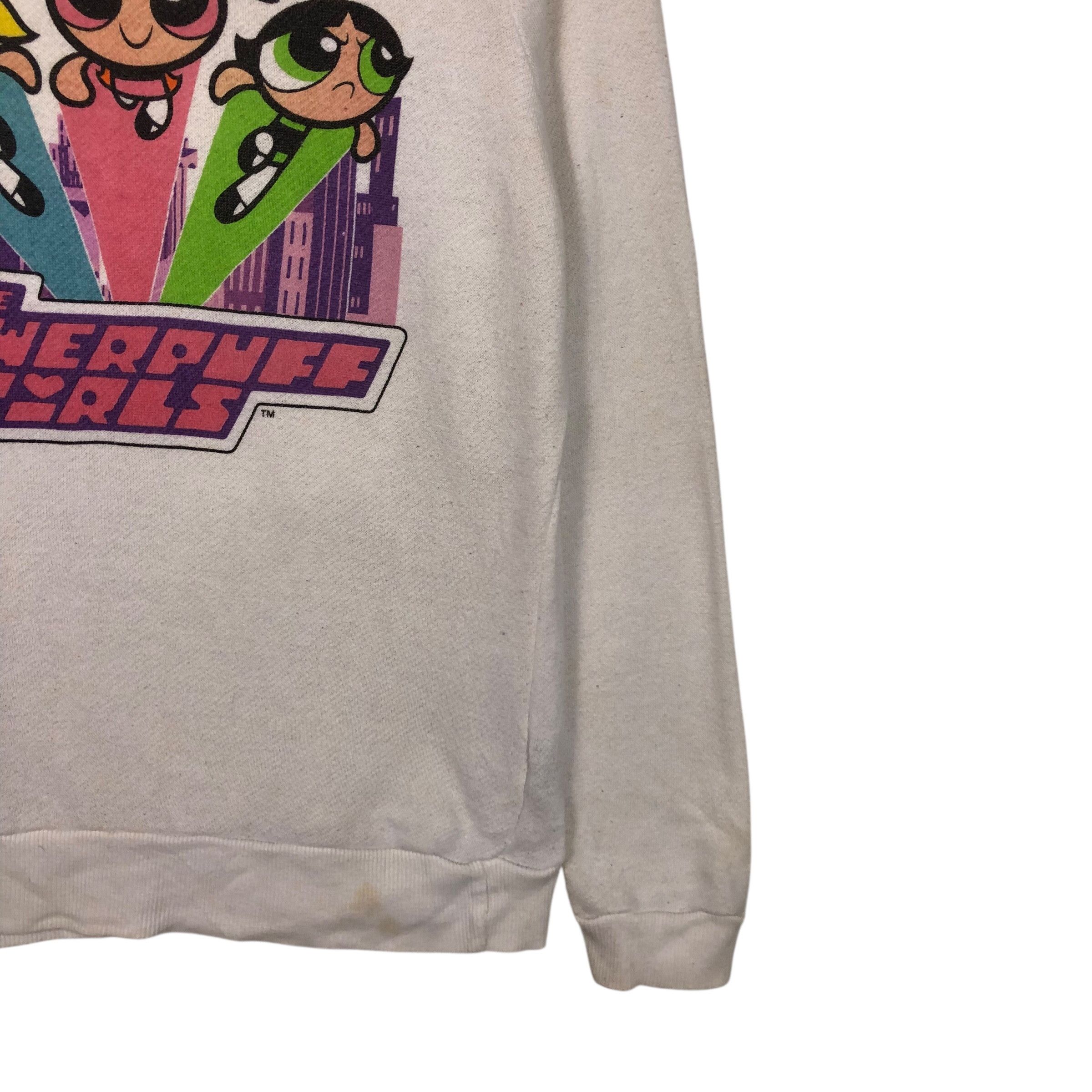 Japanese Brand 📌Vintage Sweatshirt Cartoon The Powerpuff Girls Big Logo Size US L / EU 52-54 / 3 - 6 Thumbnail