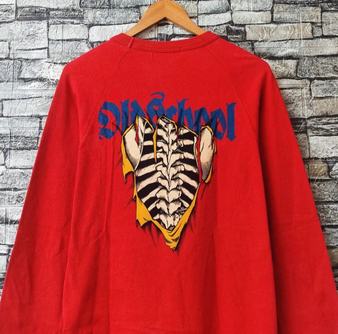 Hysteric Glamour Vtg 90's Hysteric Glamour Old Bones Fish Long Sleeve Shirt Size US M / EU 48-50 / 2 - 5 Thumbnail