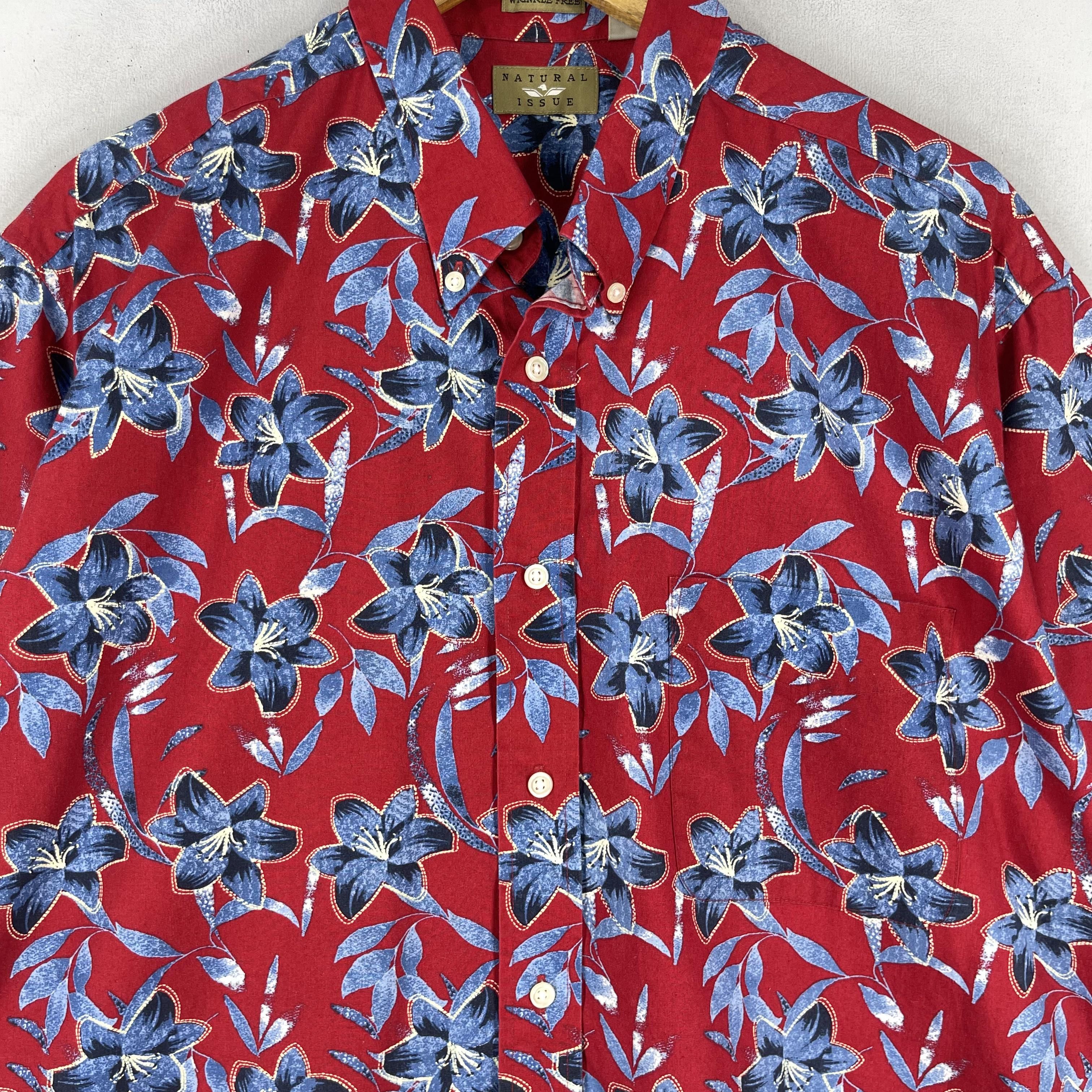 Other Vintage Hawaiian Abstract White Jasmine Floral Button Up Size US XL / EU 56 / 4 - 2 Thumbnail