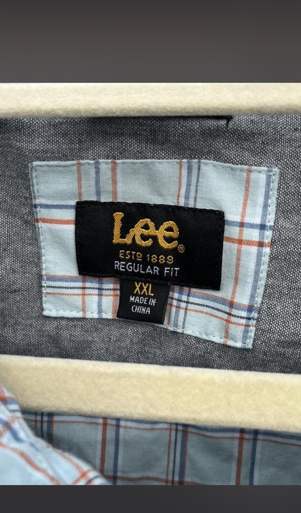 Lee Y2K Lee Men’s Short-Sleeve Plaid Button-Down Shirt Size US XXL / EU 58 / 5 - 4 Thumbnail