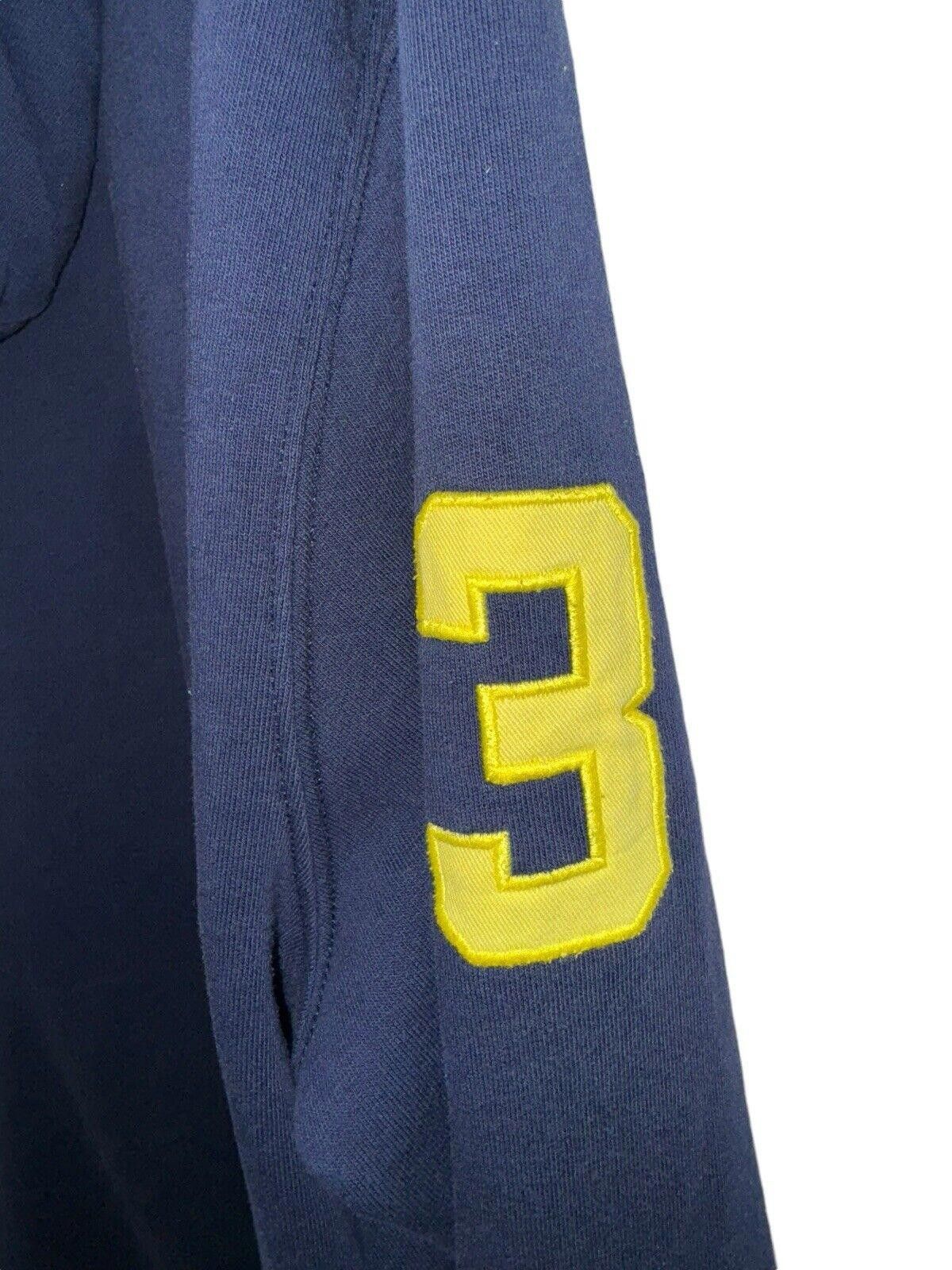 Polo Ralph Lauren Polo Ralph Lauren Big Pony Hoodie Blue Yellow Sz XL RARE Size US 36 / EU 52 - 4 Thumbnail
