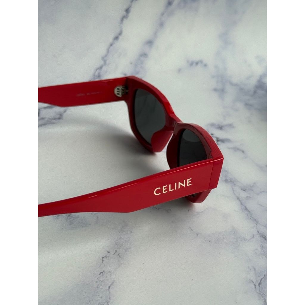 Celine NEW Celine CL40197U Cat Eye Red Logo Sunglasses Size ONE SIZE - 5 Thumbnail