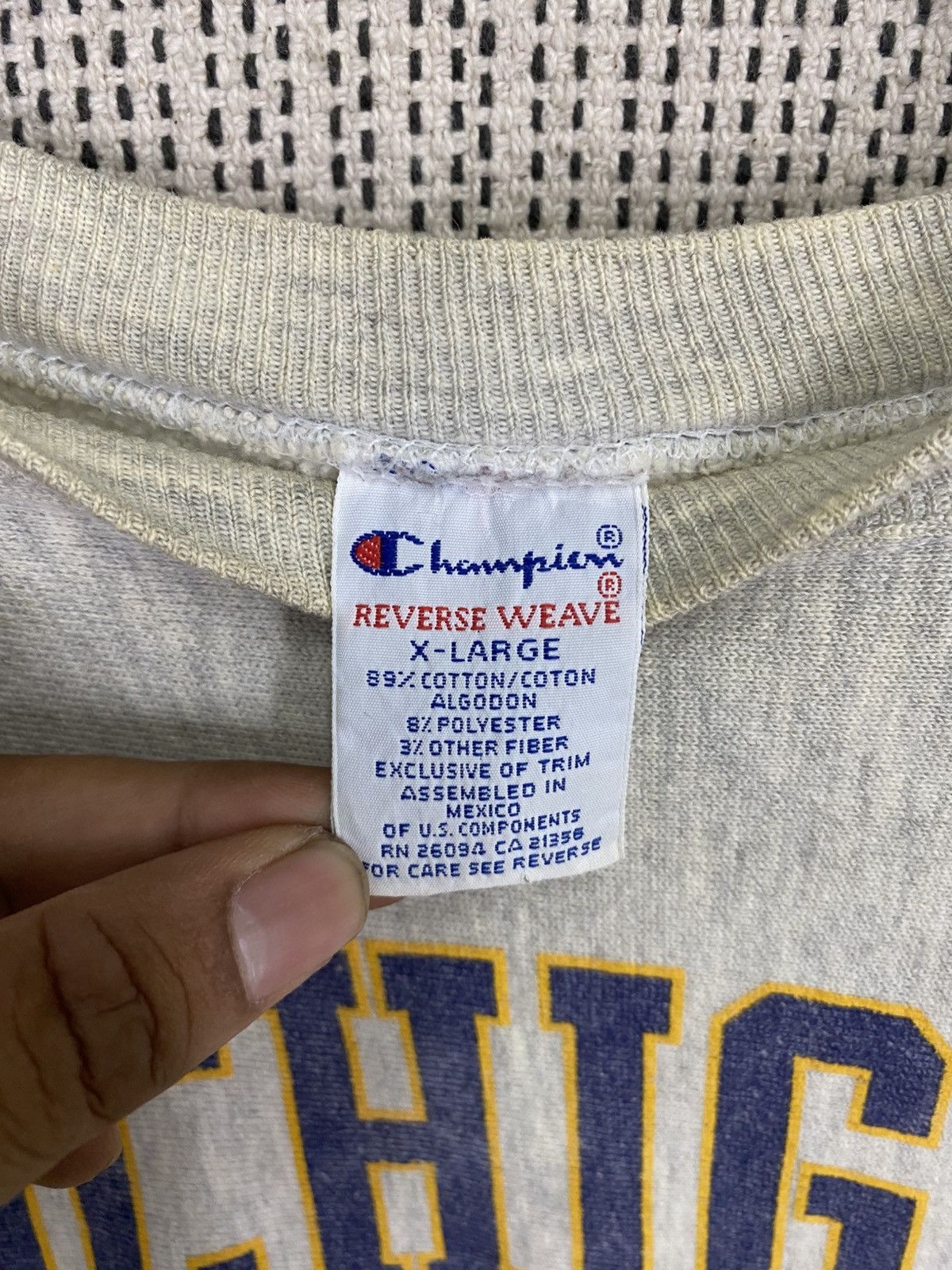 Champion Vtg 90s michigan wolverines national champions sweatshir Size US XL / EU 56 / 4 - 6 Thumbnail