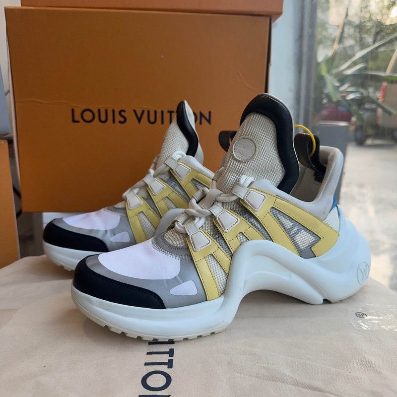 Louis Vuitton Louis Vuitton Archlight Wave Sneakers in Blue White Yellow Size US 7.5 / EU 40-41 - 1 Thumbnail