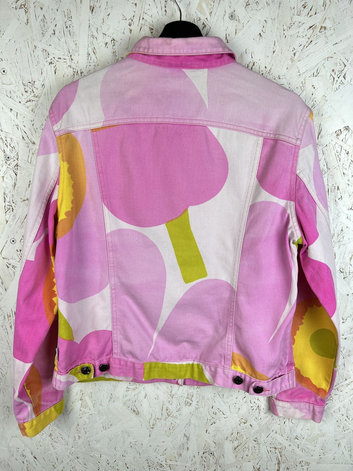 Marimekko Vintage Marimekko Unikko Jeans Denim Flower Jacket 42 Size M / US 6-8 / IT 42-44 - 6 Thumbnail