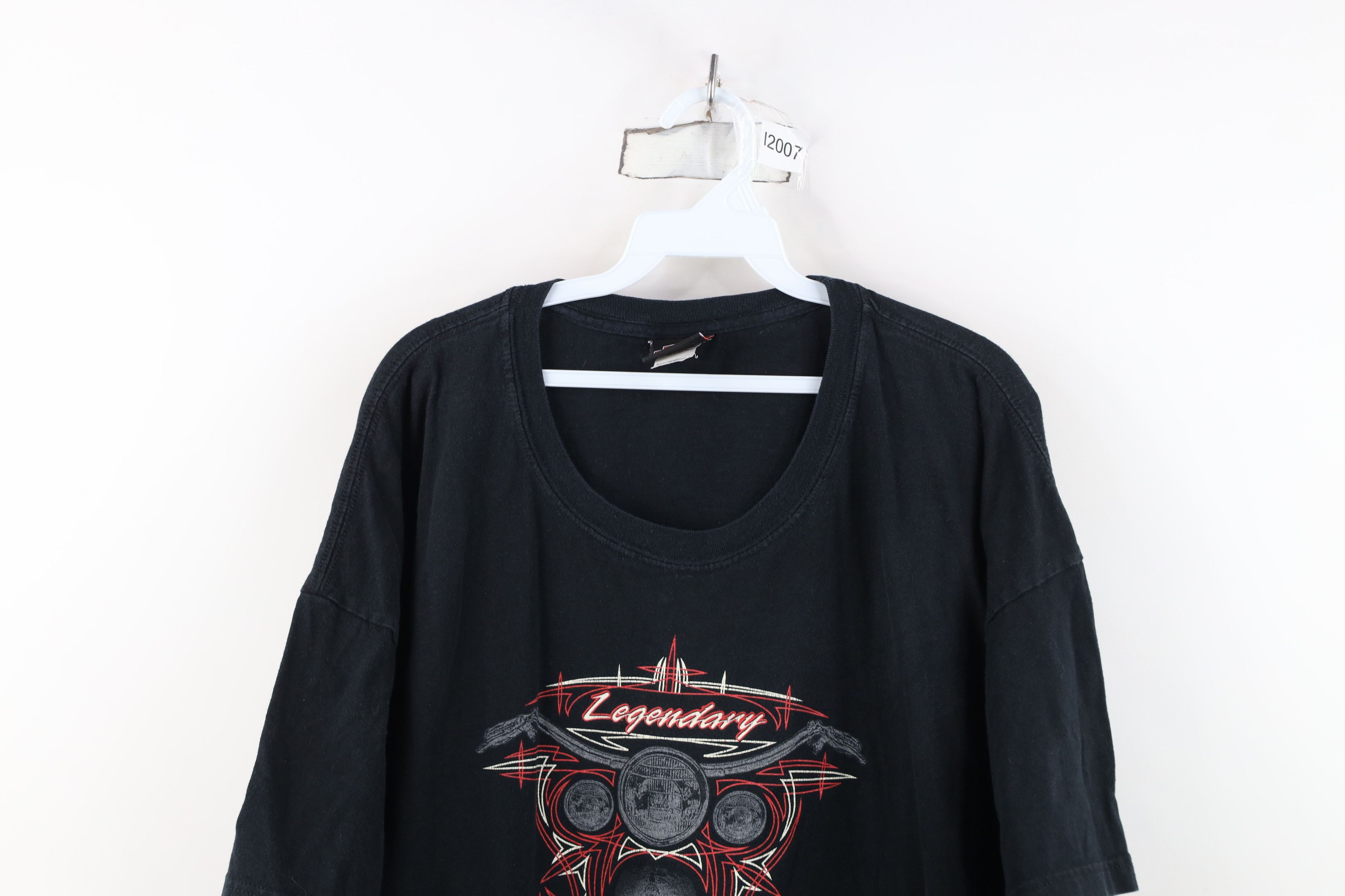 Harley Davidson Vintage Y2K Harley Davidson Spell Out Tribal Eagle T-Shirt Size US XXL / EU 58 / 5 - 2 Thumbnail